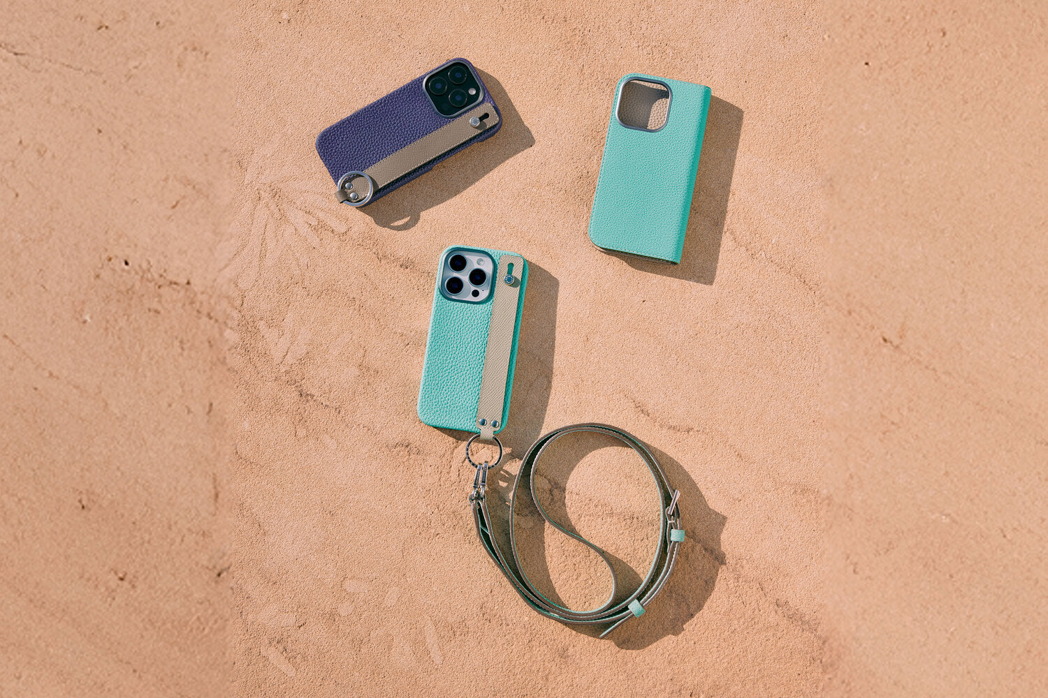 青 ブルー iPhoneケース14 ちょろい Pro 