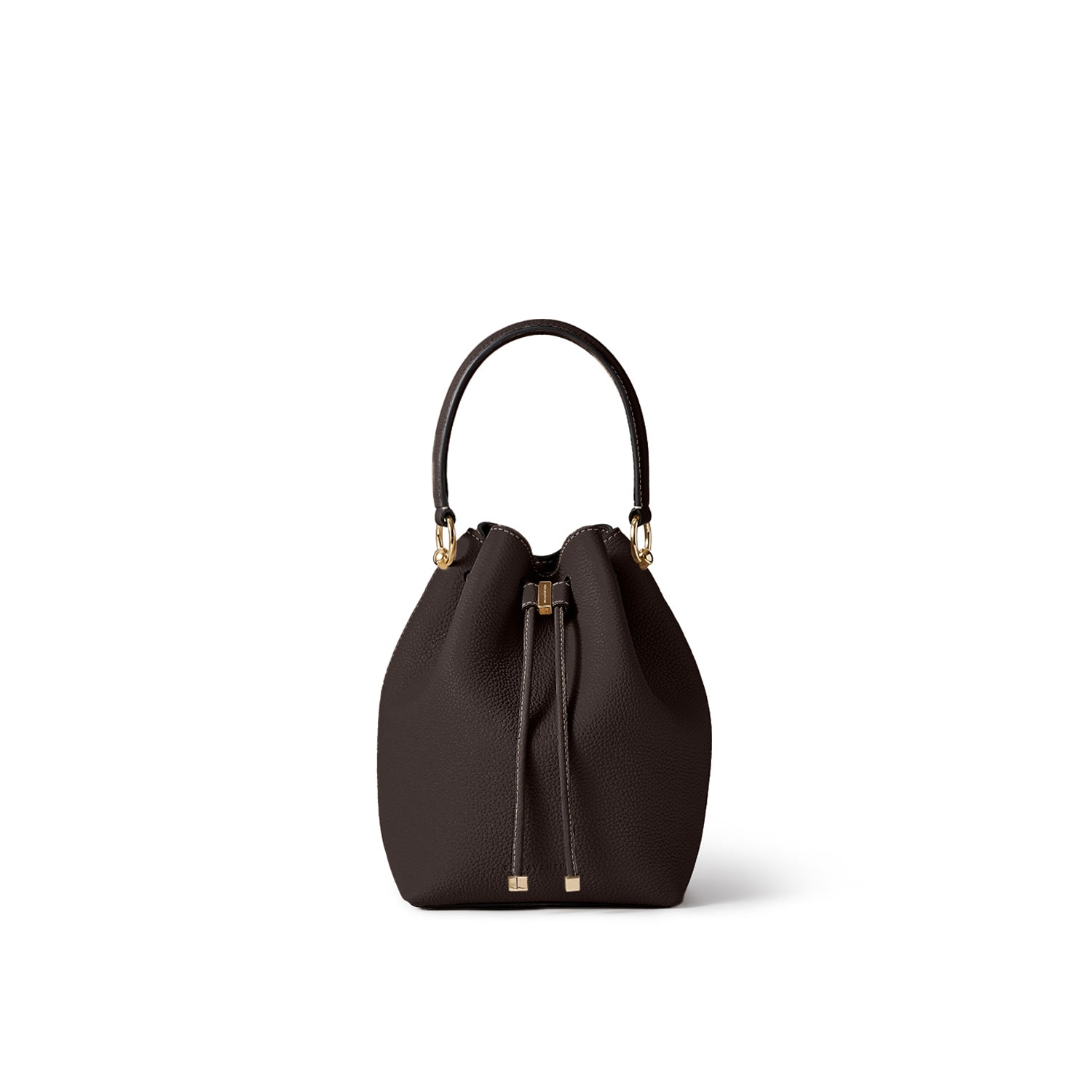 Angelica Bucket Bag Shrink Leather Mini