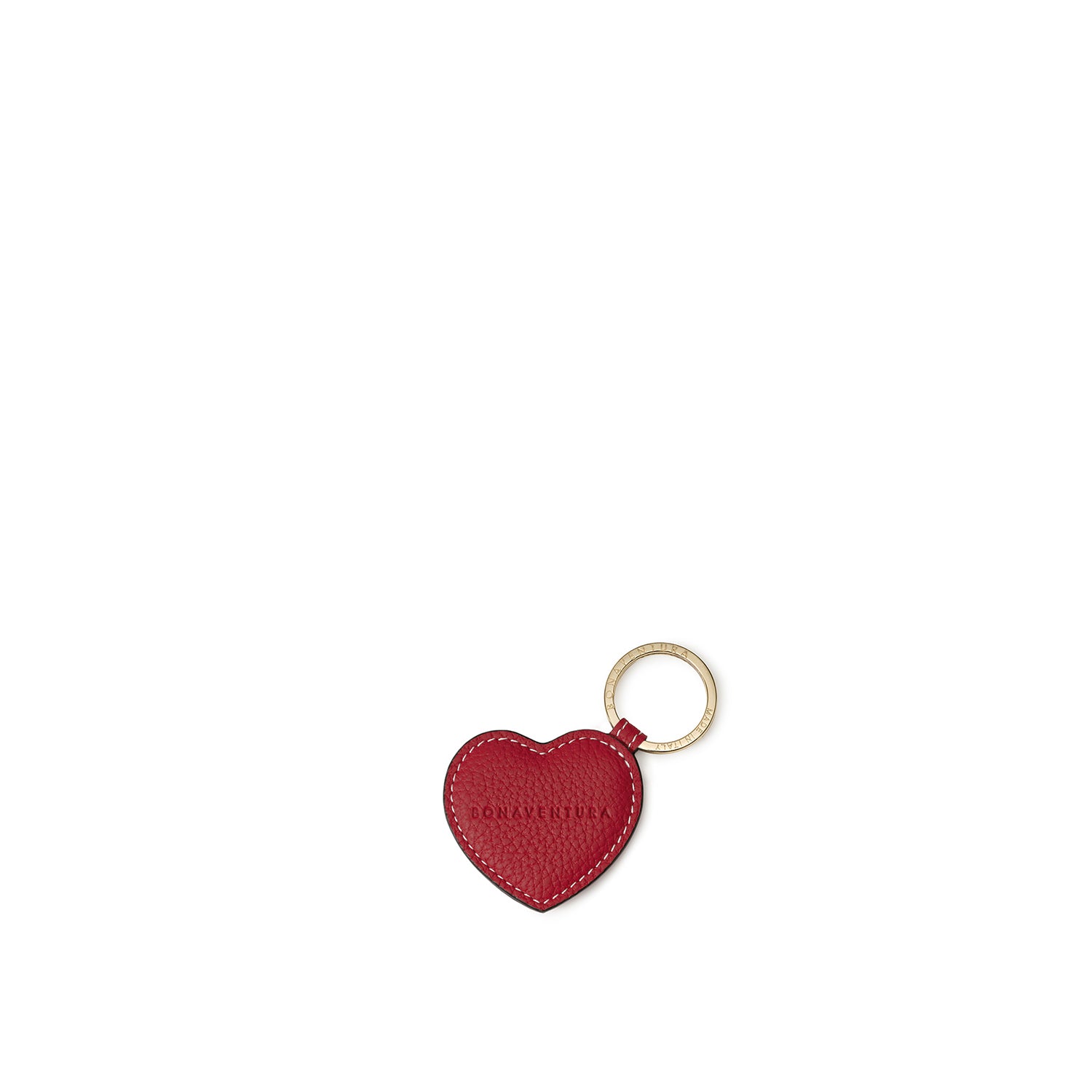 Heart Keychain Shrink Leather
