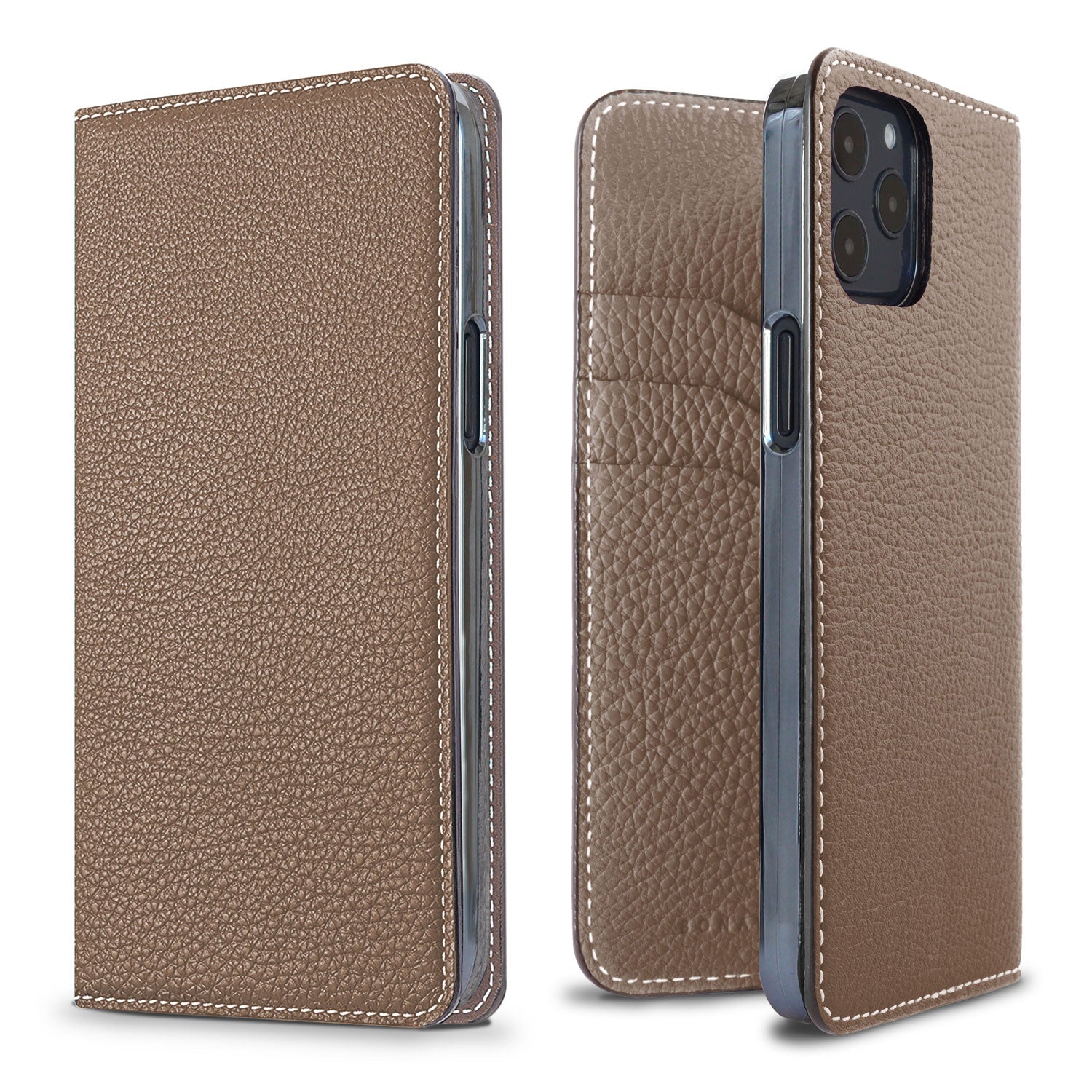 Diary Case Shrink Leather (iPhone 12 / 12 Pro)