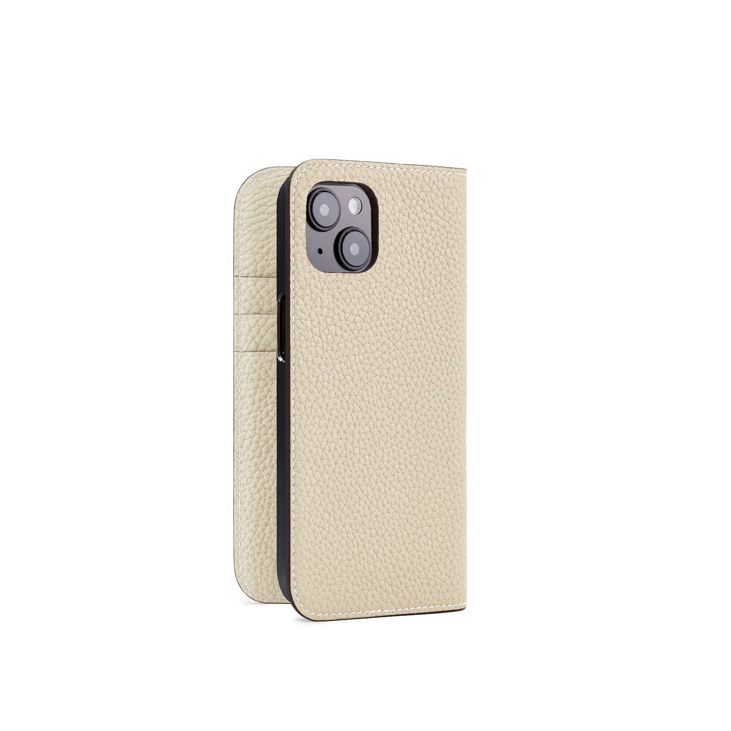 (iPhone 14) Diary Case Shrink Leather
