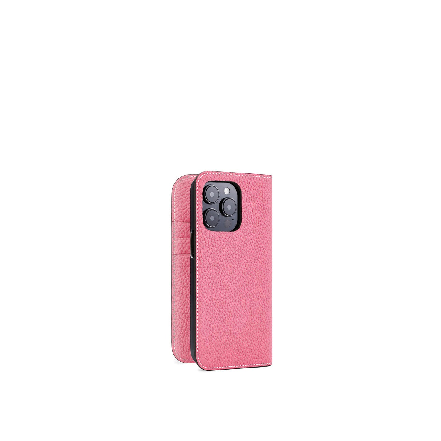 (iPhone 15 Pro) 다이어리 케이스 수축 가죽
