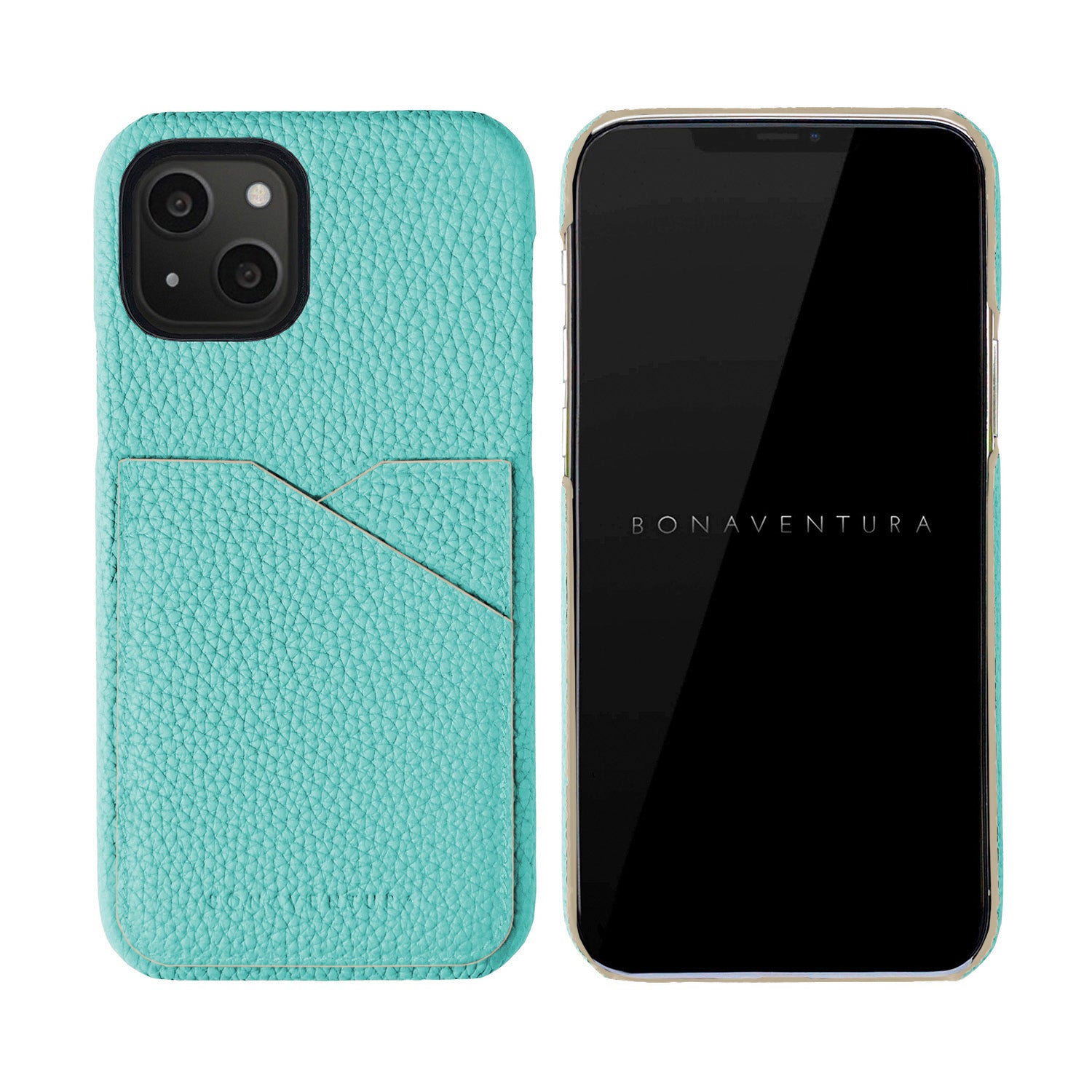 (iPhone 13) Back Cover Case Shrink Leather