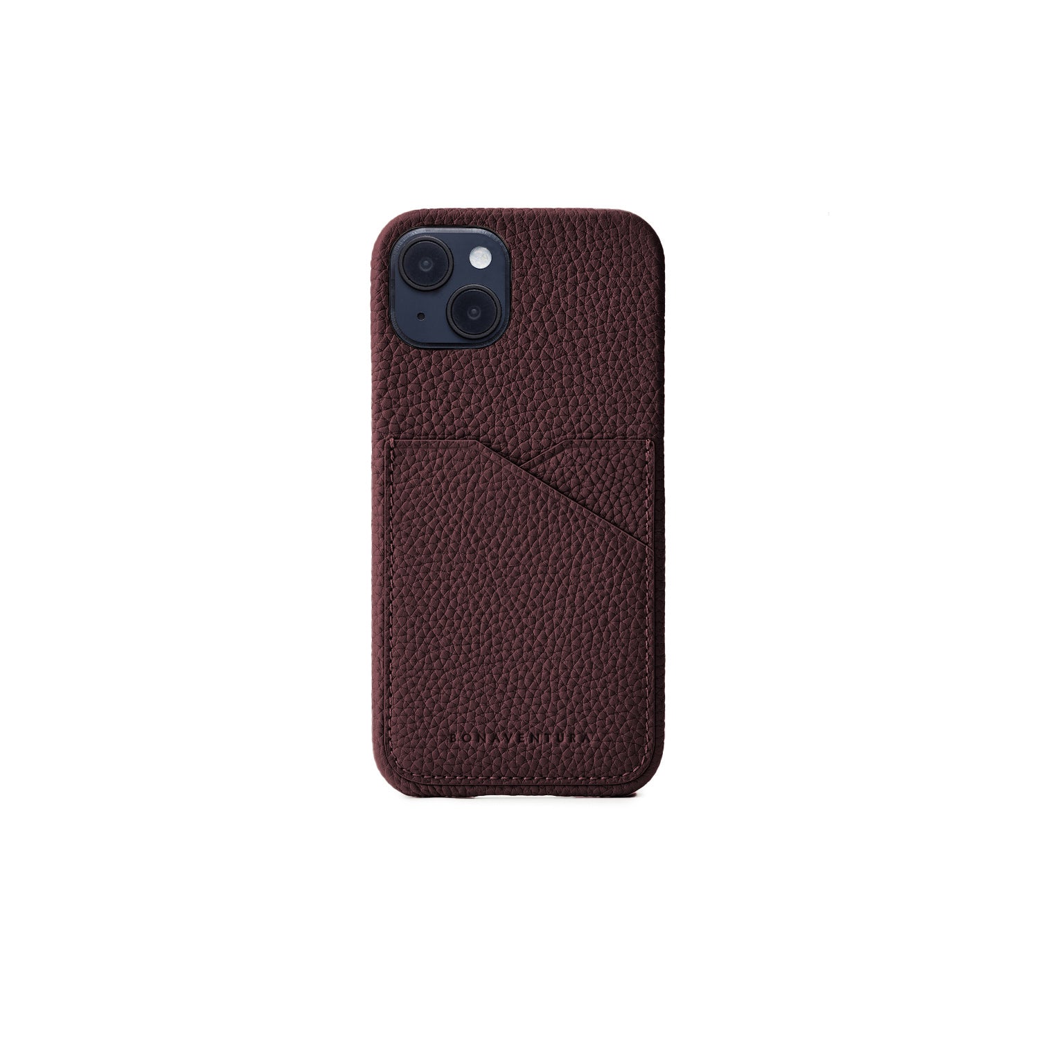 (iPhone 14) Back Cover Case Shrink Leather