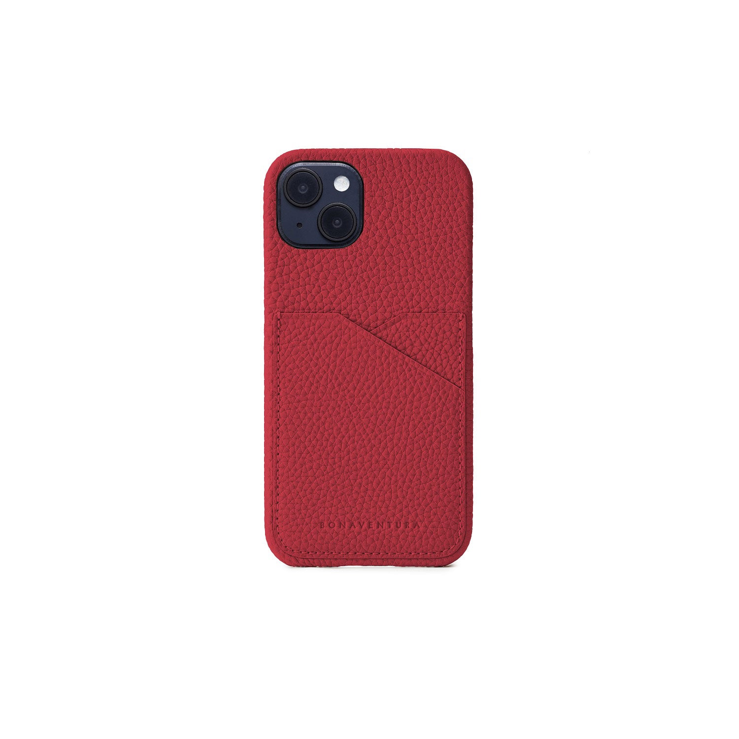 (iPhone 14) Back Cover Case Shrink Leather