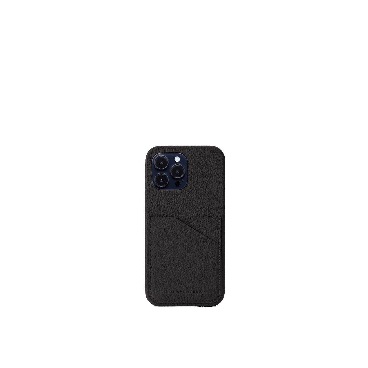 (iPhone 14 Pro Max) Back Cover Case Shrink Leather