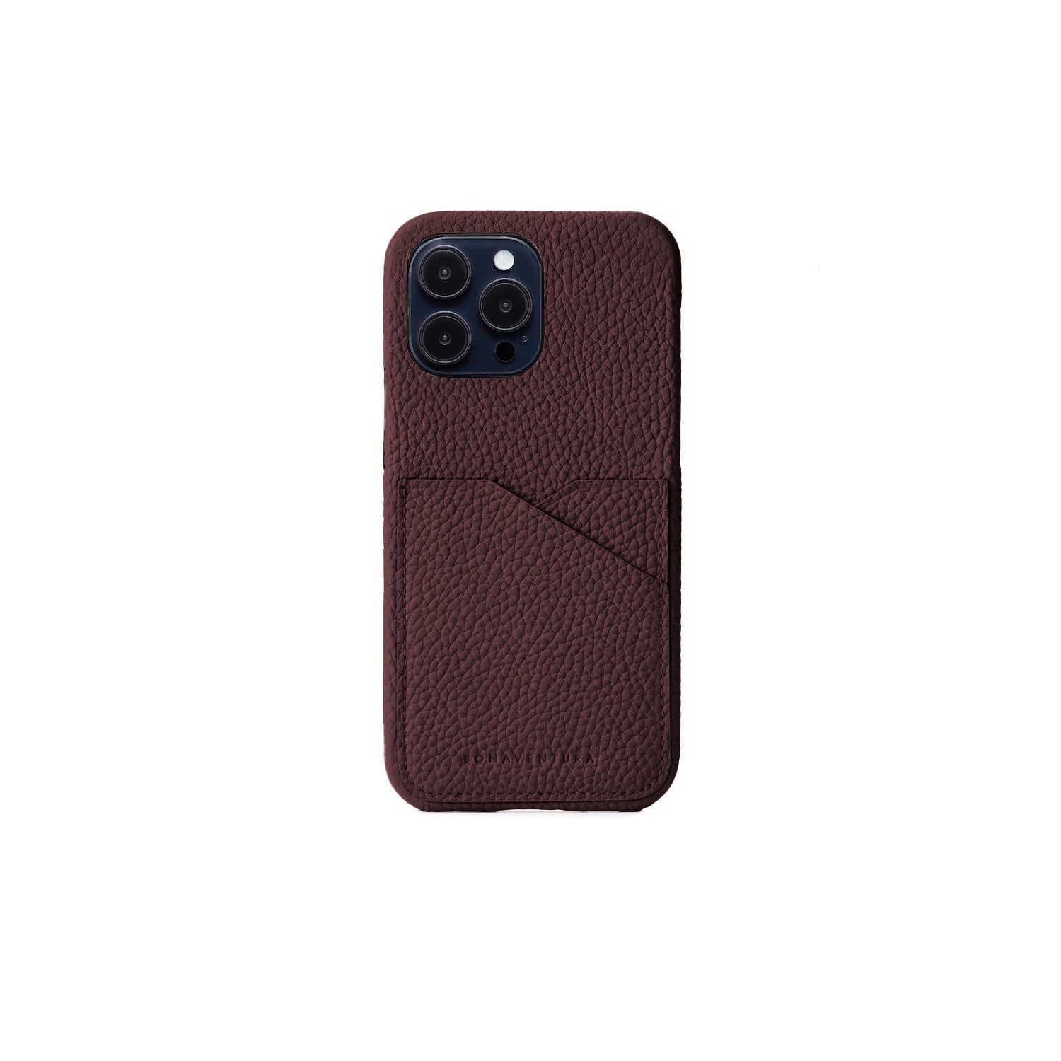 (iPhone 14 Pro Max) Back Cover Case Shrink Leather