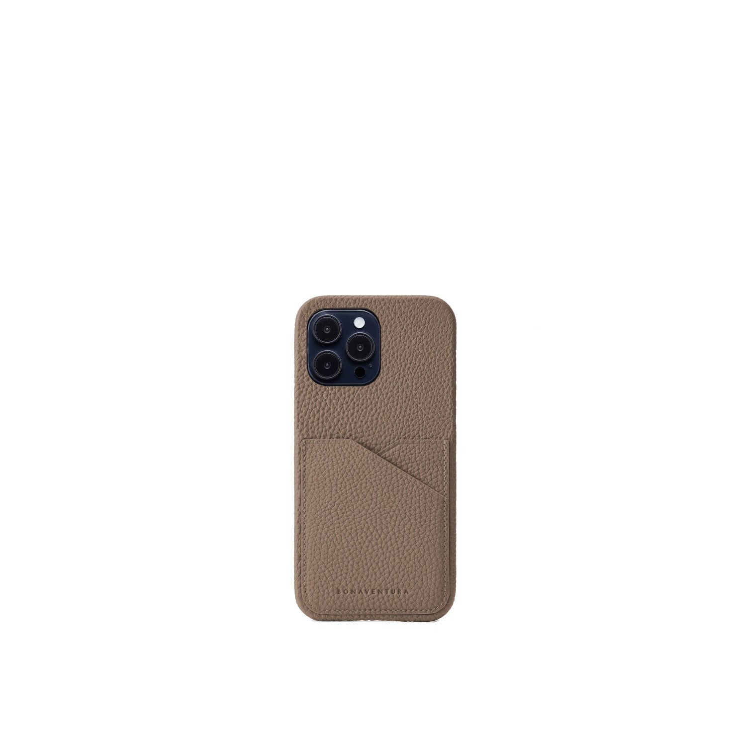 (iPhone 14 Pro Max) Back Cover Case Shrink Leather