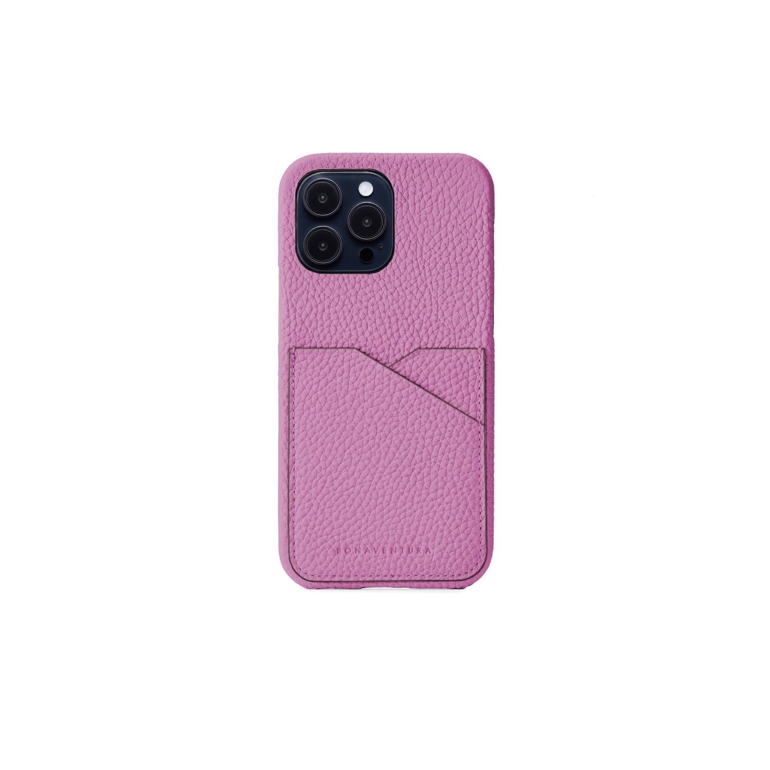 (iPhone 14 Pro Max) Back Cover Case Shrink Leather