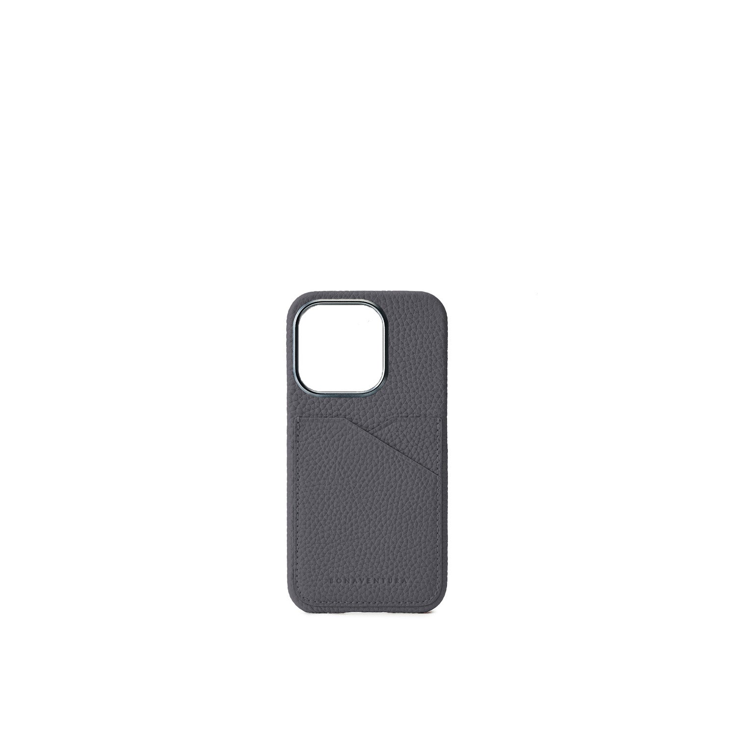 (iPhone 15 Pro) Back Cover Case Shrink Leather
