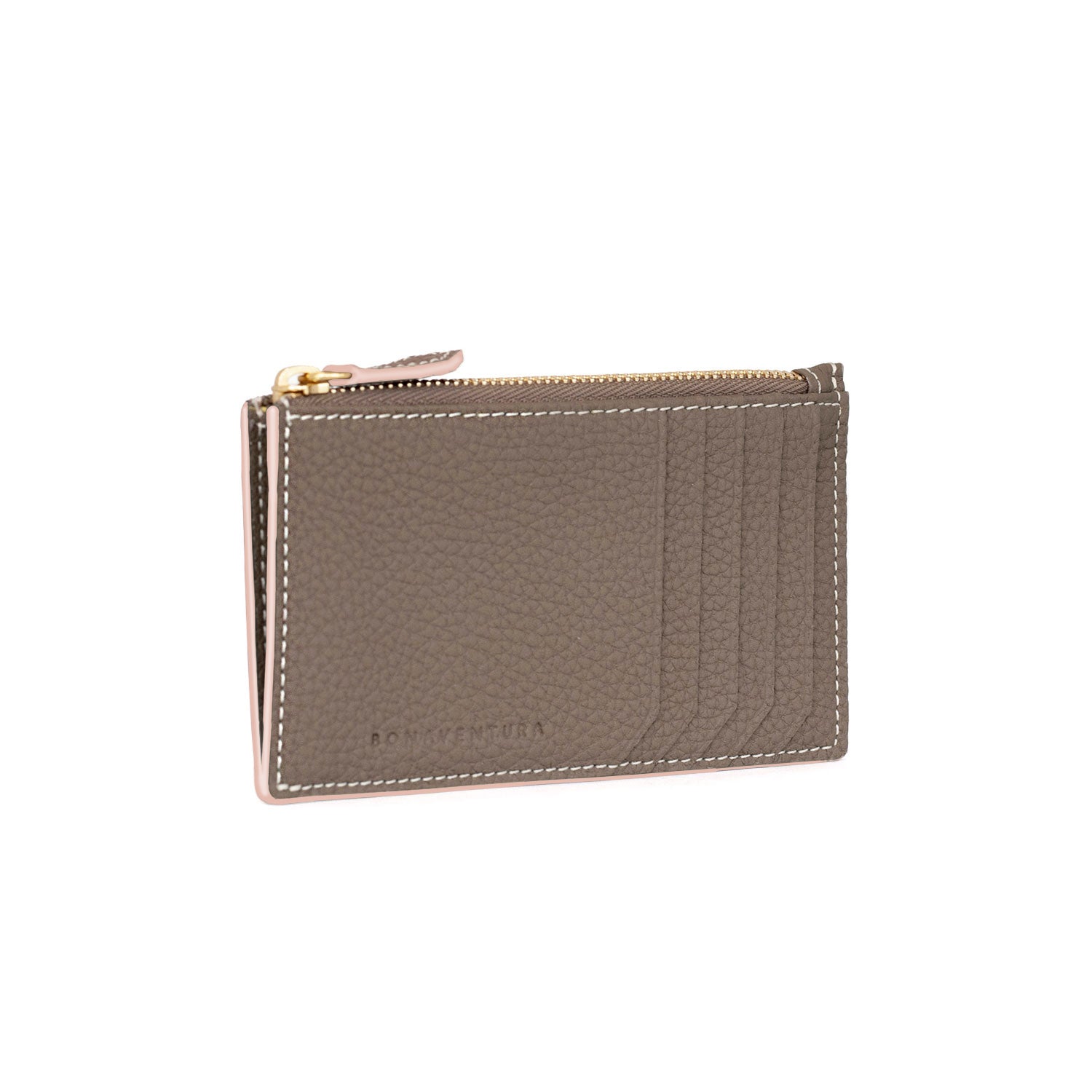 Mini Zip Wallet Shrink Leather