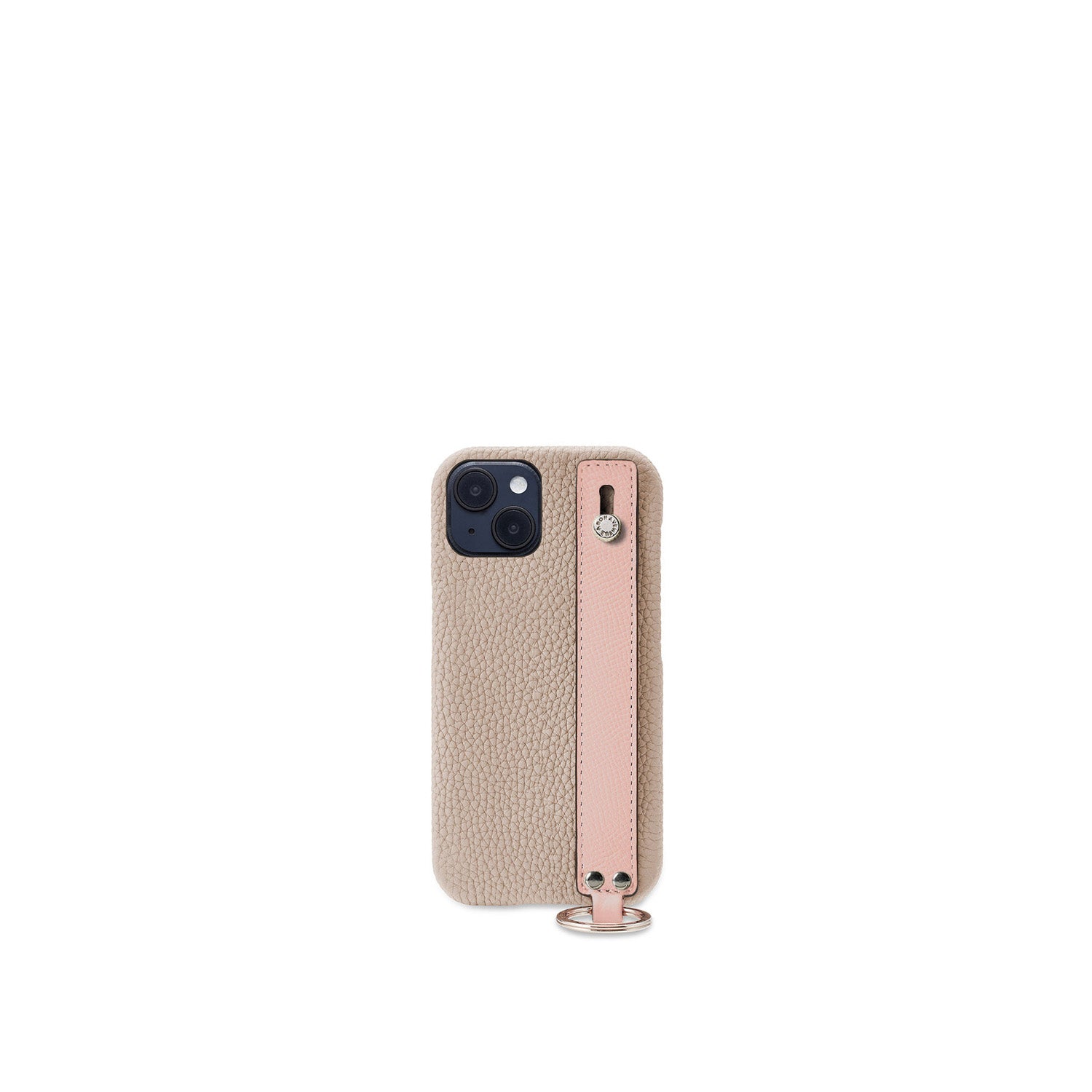 (iPhone 14) 핸들 포함 후면 커버 케이스 수축 가죽