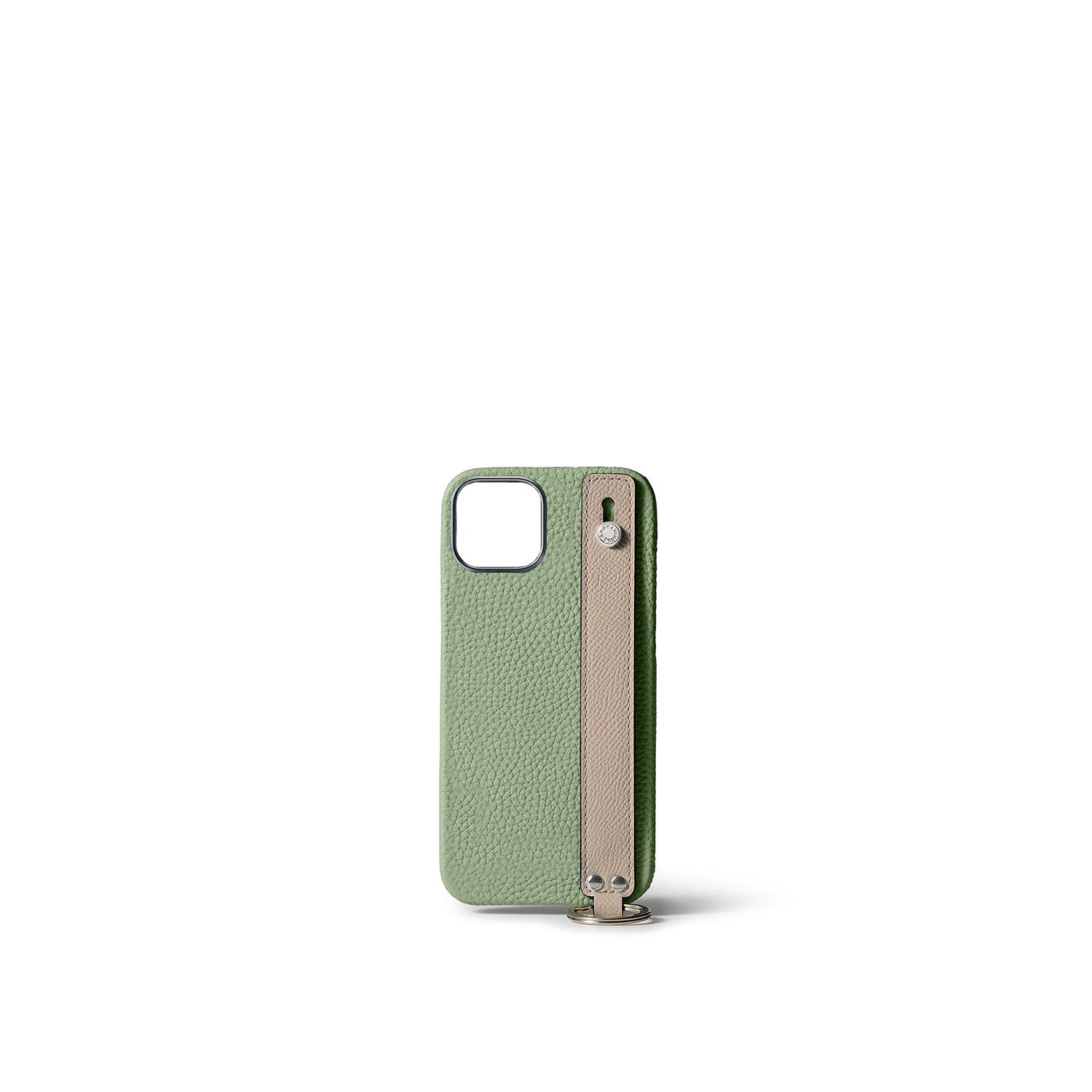 Back Cover Case With Handle Bottalato Leather (iPhone 15)