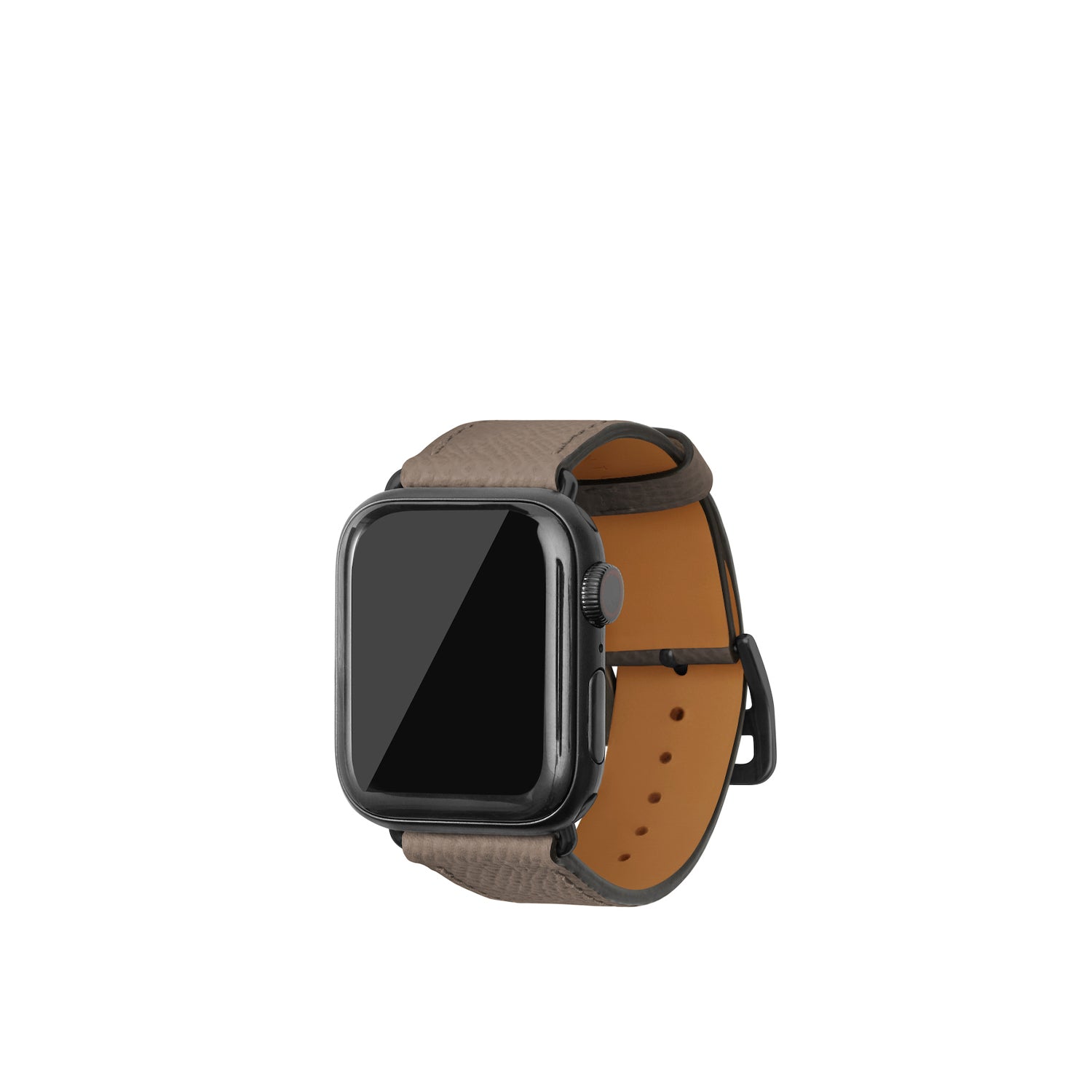 ノービレ Apple Watch レザーバンド【38mm/40mm/41mm/42mm, M/Lサイズ】 (アダプター:ブラック)