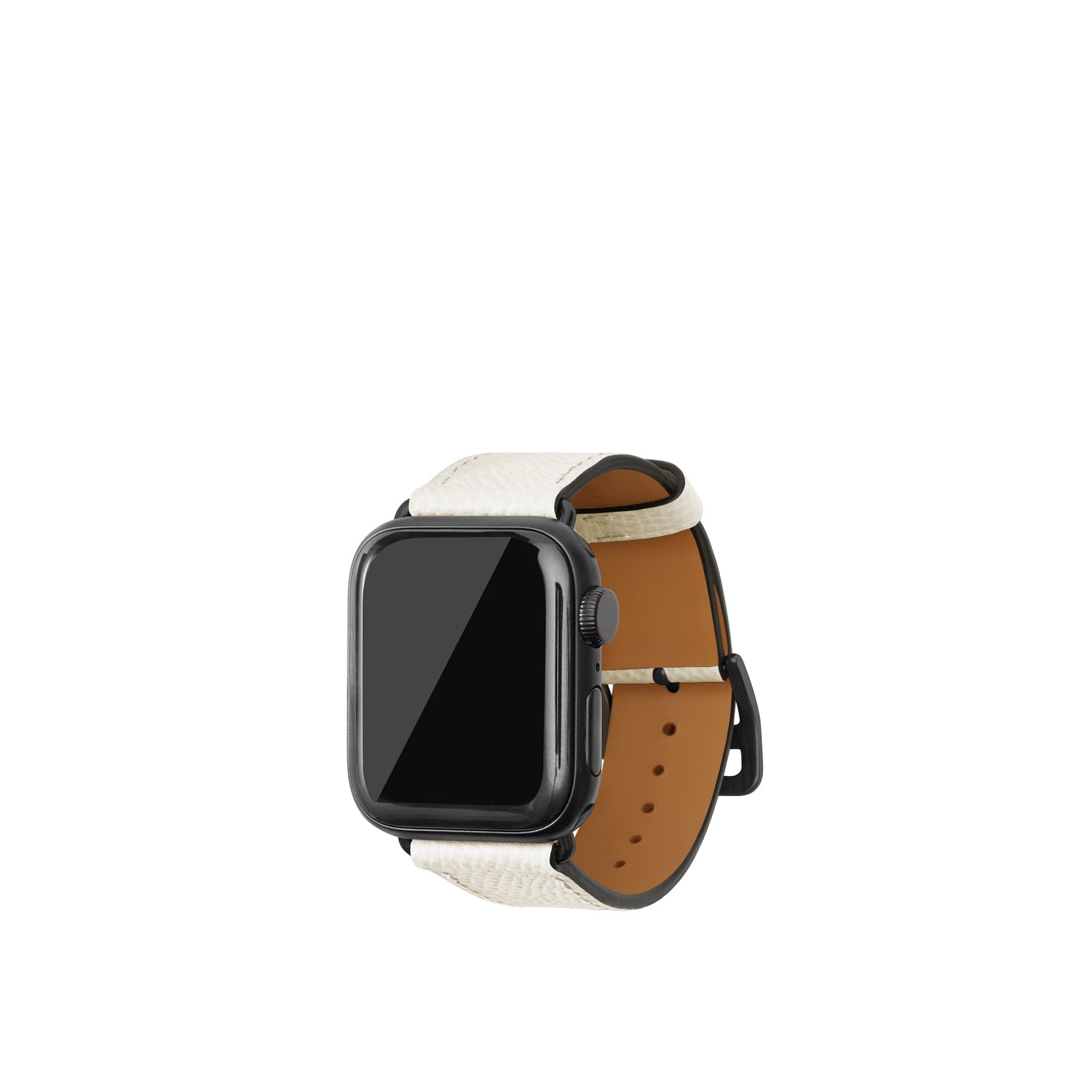 ノービレ Apple Watch レザーバンド【38mm/40mm/41mm/42mm, S/Mサイズ】 (アダプター:ブラック)