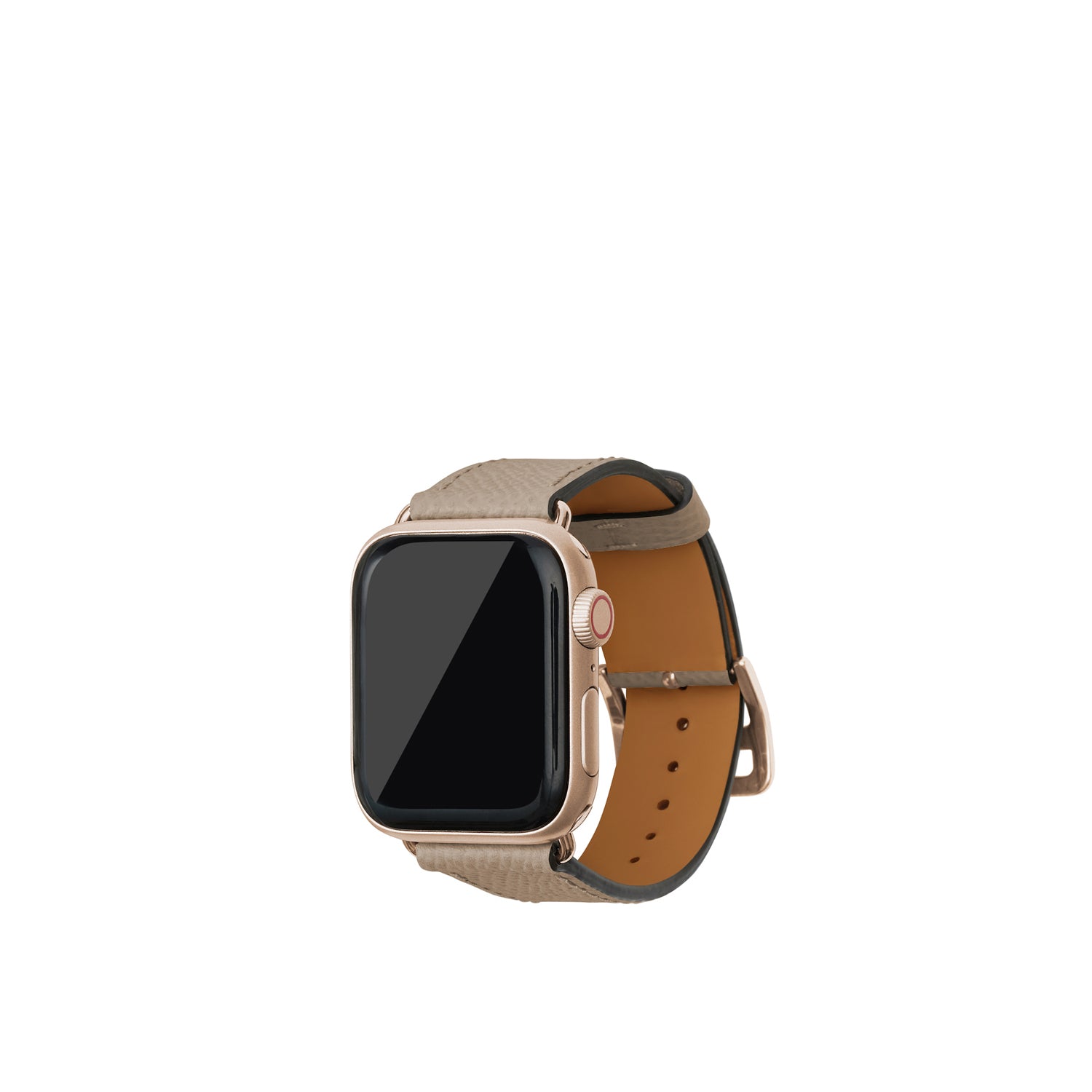 ノービレ Apple Watch レザーバンド【38mm/40mm/41mm/42mm, S/Mサイズ】 (アダプター:ゴールド)