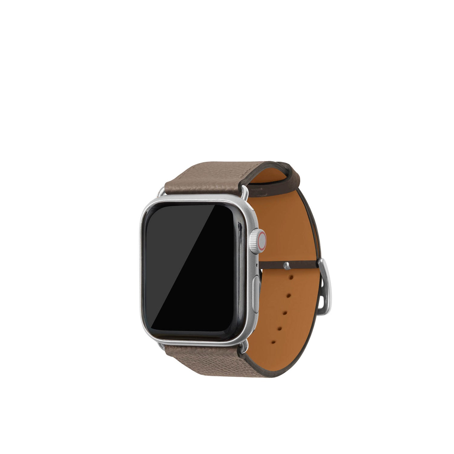 노브레사 Apple Watch 가죽 밴드【42 mm/44 mm/45 mm/49 mm, M/L 사이즈】 (어댑터:실버)