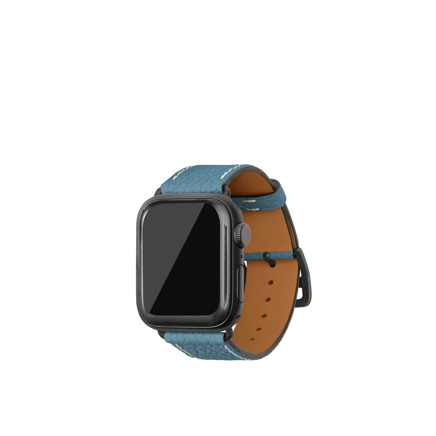 Apple Watch 가죽 밴드【38 mm/40 mm/41 mm, M/L 사이즈】 (어댑터:블랙)