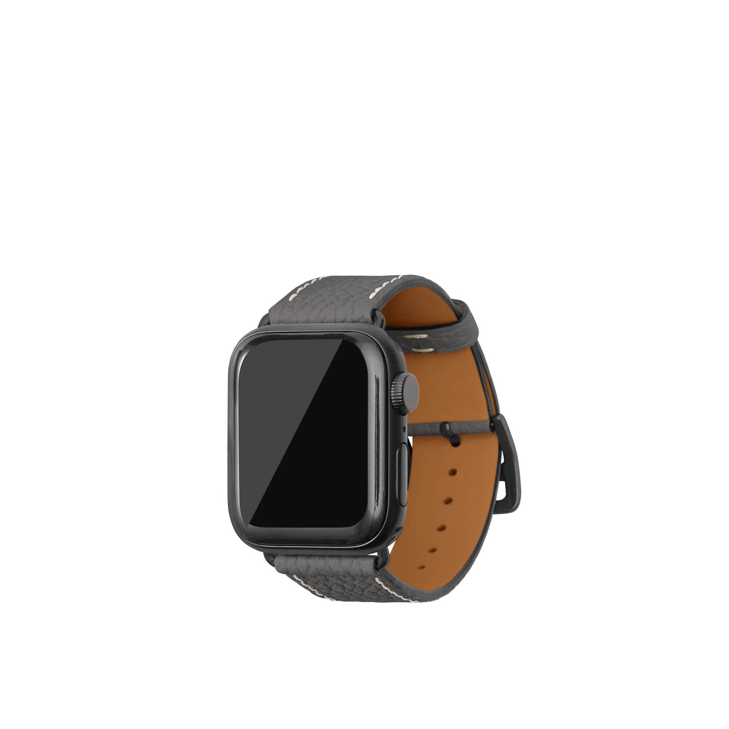 Apple Watch 가죽 밴드【38 mm/40 mm/41 mm, M/L 사이즈】 (어댑터:블랙)