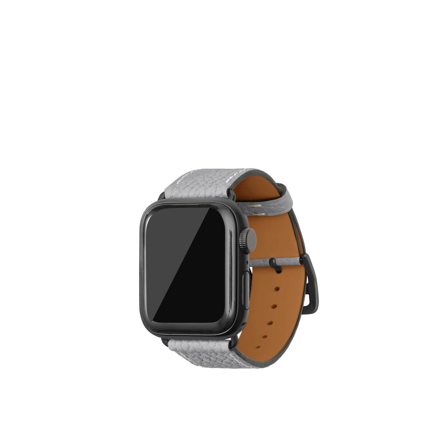 Shrink Leather Apple Watch Band M/L 38/40/41mm (Black Adapter)