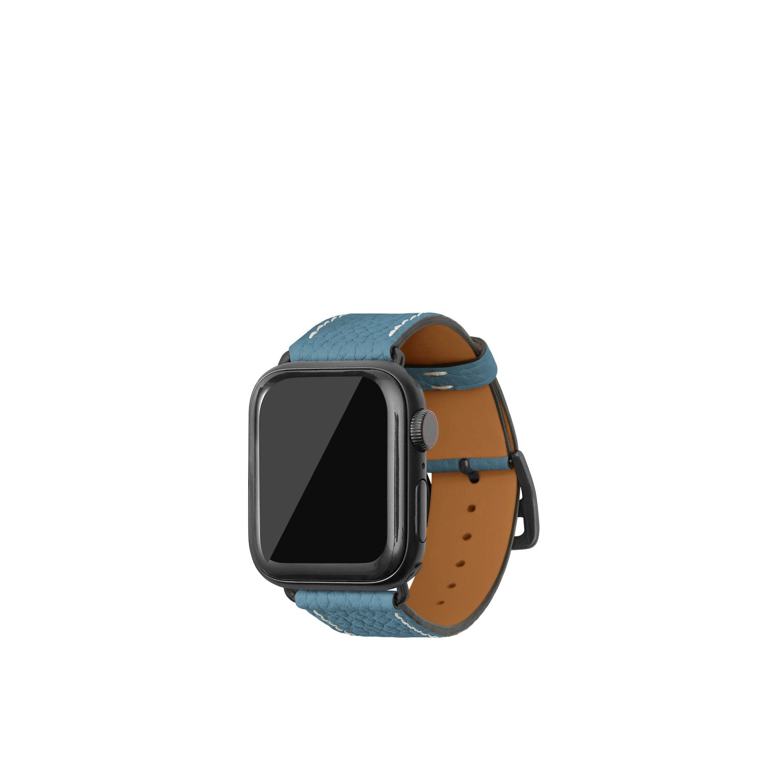 Apple Watch 가죽 밴드【38 mm/40 mm/41 mm, S/M 사이즈】 (어댑터:블랙)