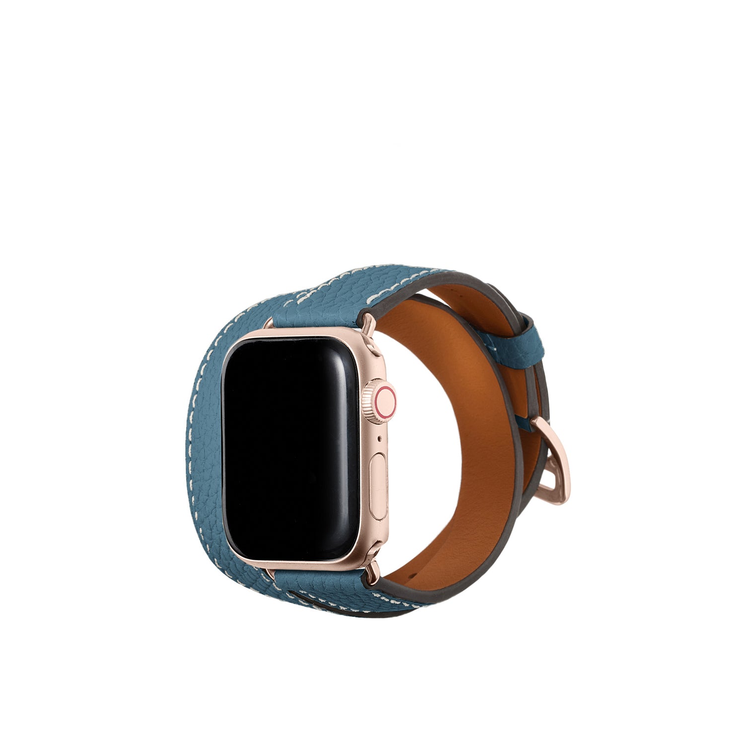 ダブルトゥール Apple Watch レザーバンド シュリンクレザー【38mm/40mm/41mm/42mm】 (アダプター:ゴールド)