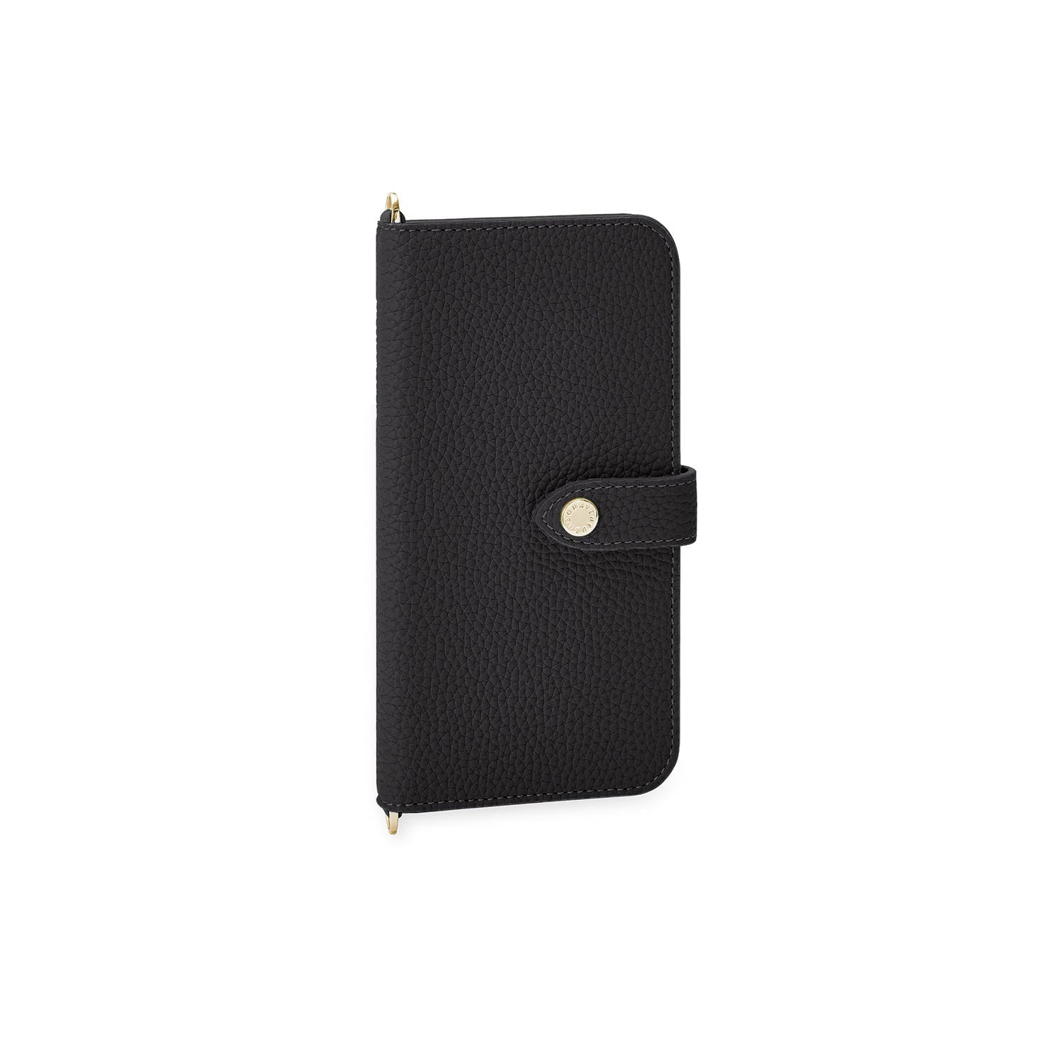 (iPhone 14 Pro) Belted Diary Case Shrink Leather