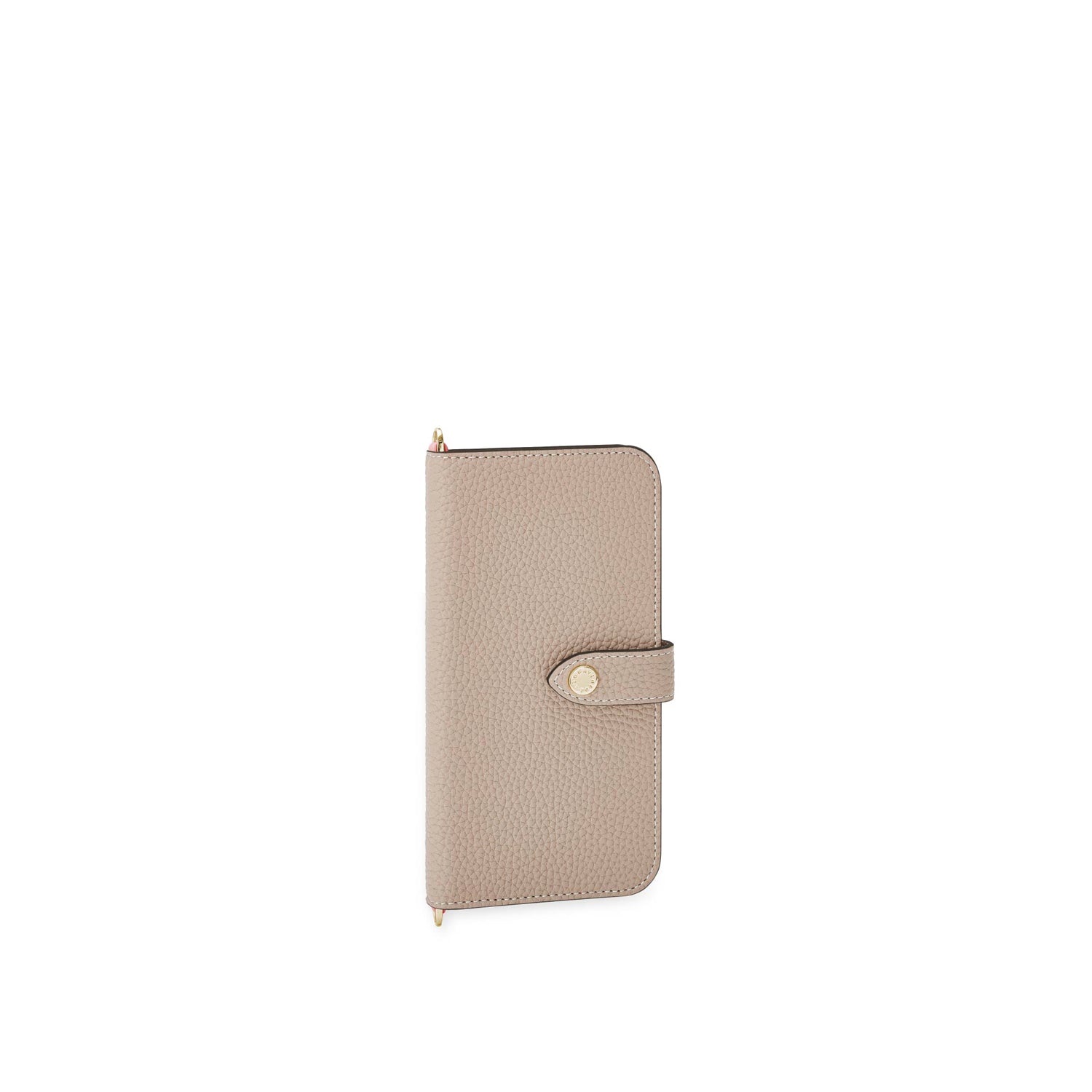 (iPhone 14 Pro Max) Belted Diary Case Shrink Leather