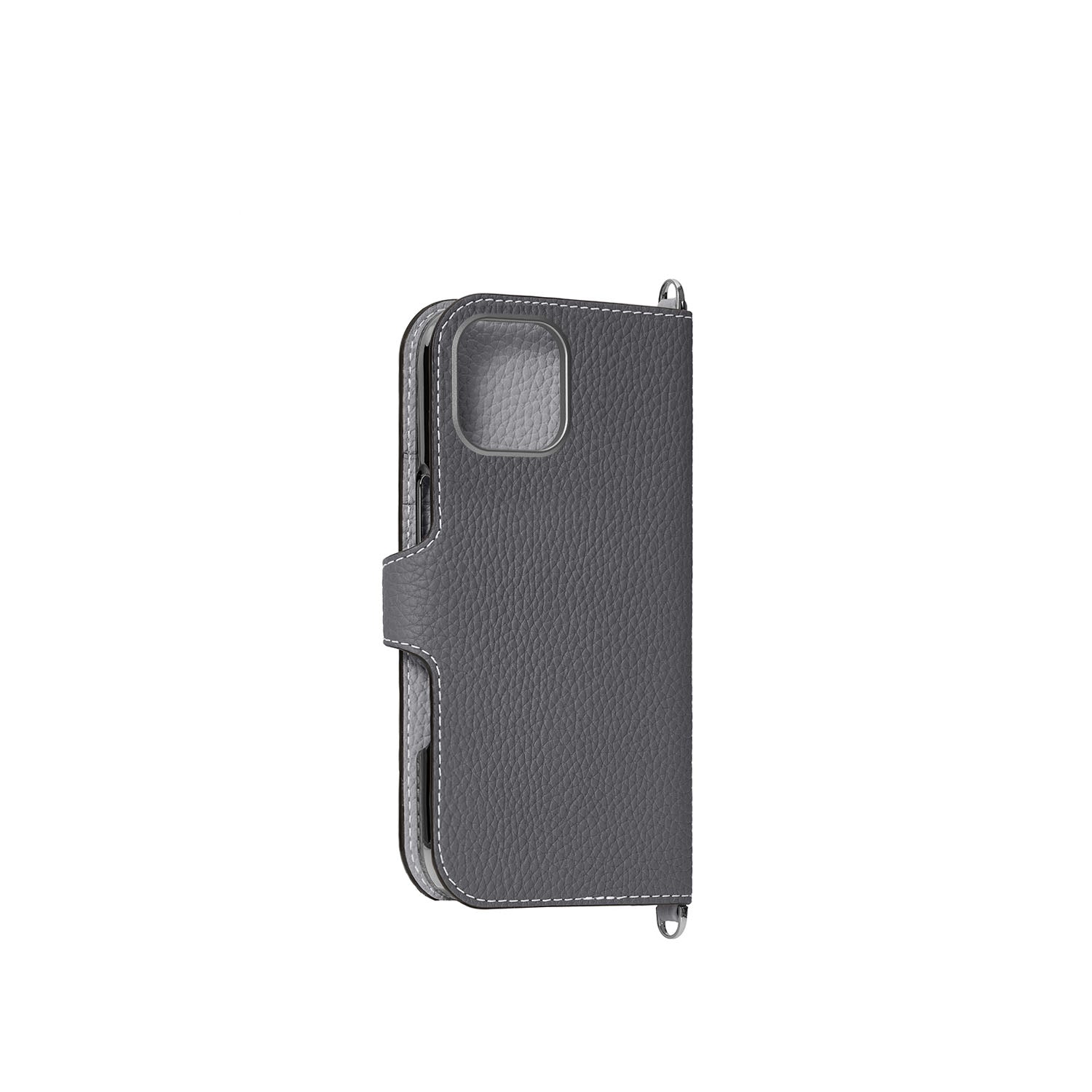 (iPhone16Plus) ベルテッド ダイアリーケース シュリンクレザー