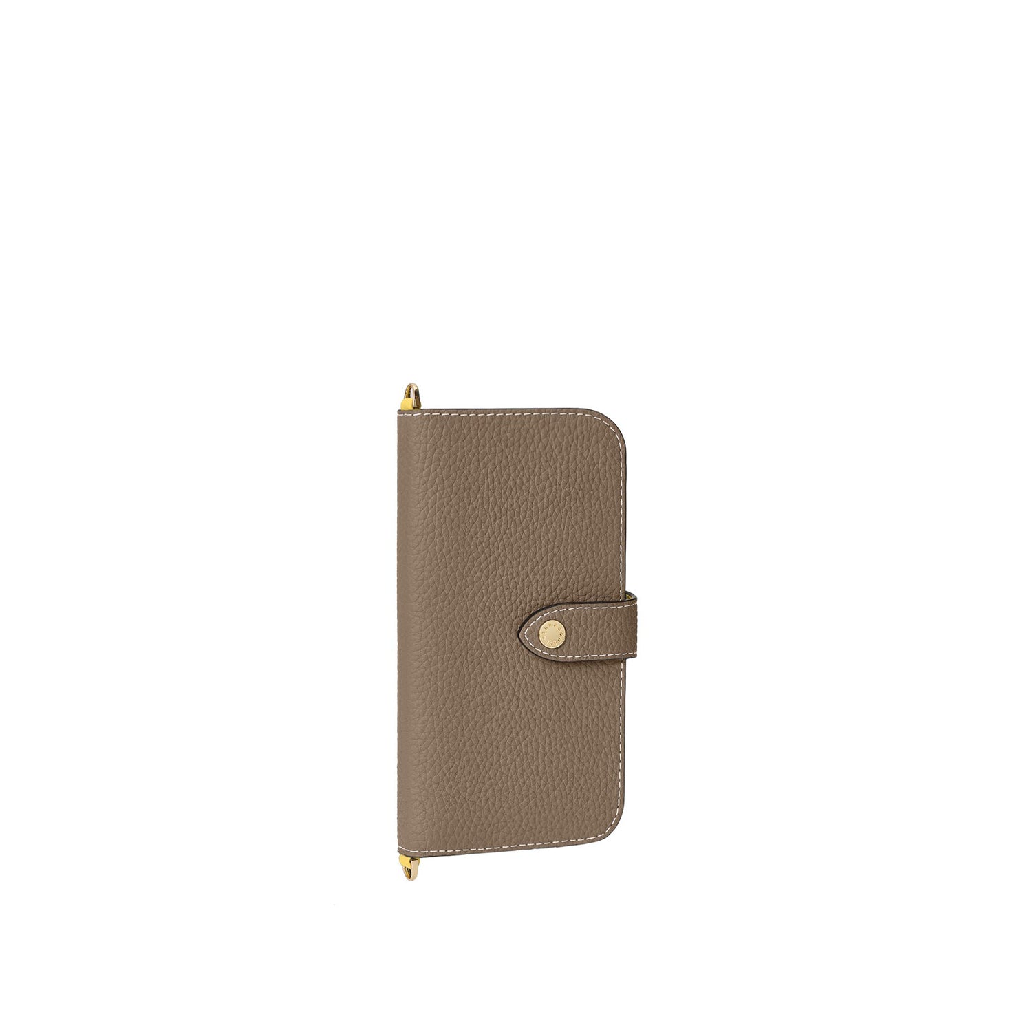 (iPhone 16 Plus) Belted Diary Case Shrink Leather