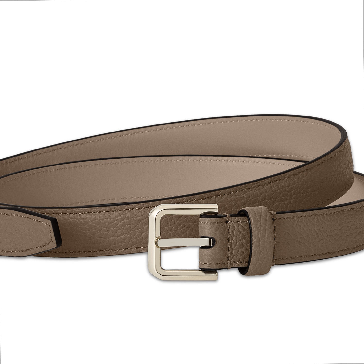Ladie's Square Cut Buckle Belt