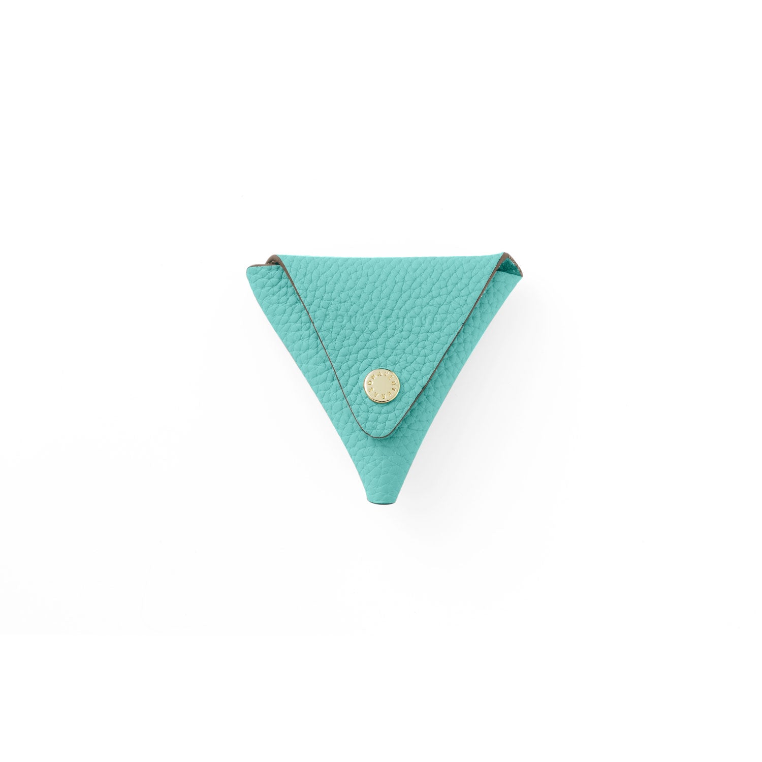 Triangle Coin Case Shrink Leather