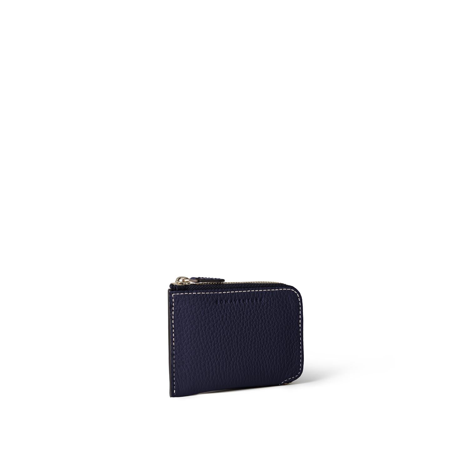 Square Card Coin Case Shrink Leather