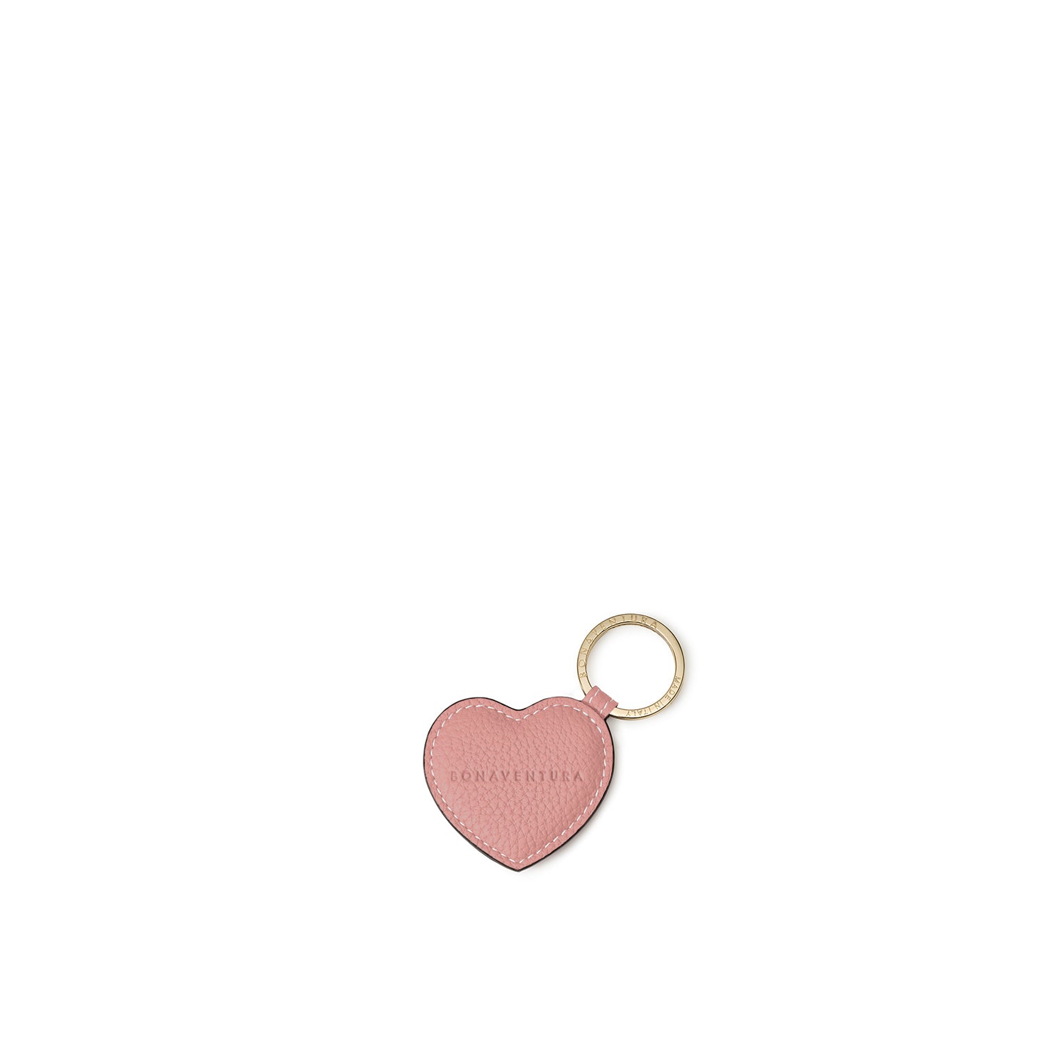 Heart Keychain Shrink Leather