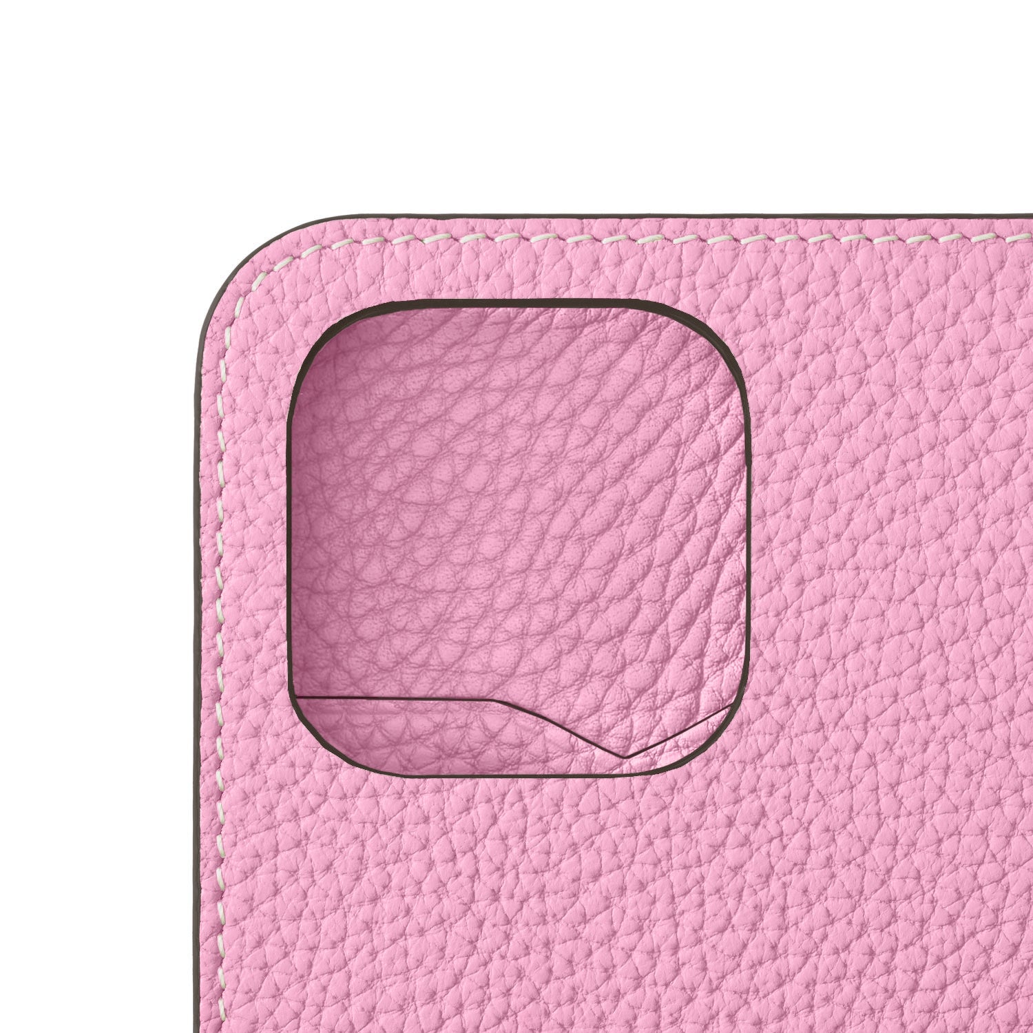(iPhone 14 Pro Max) Diary Case Shrink Leather