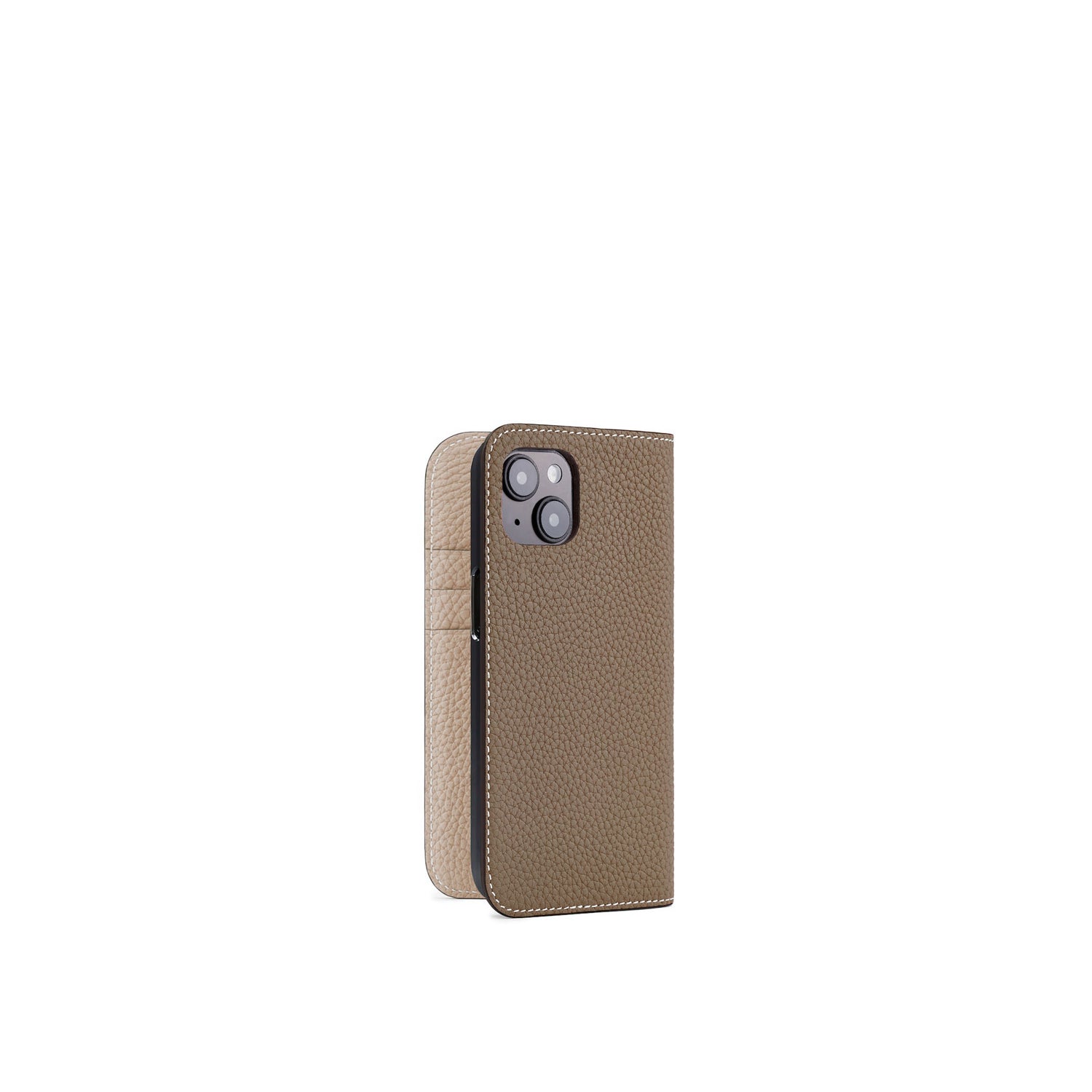 Diary Case Shrink Leather (iPhone 15)