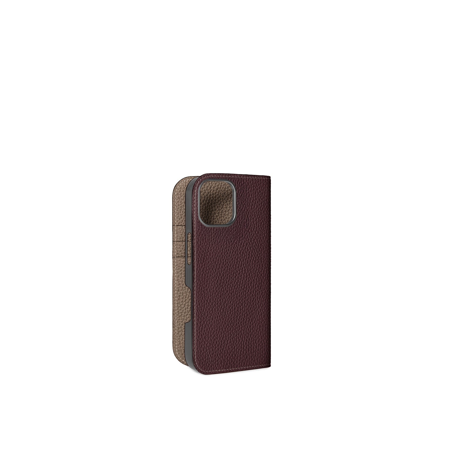 (iPhone 16) Diary Case Shrink Leather