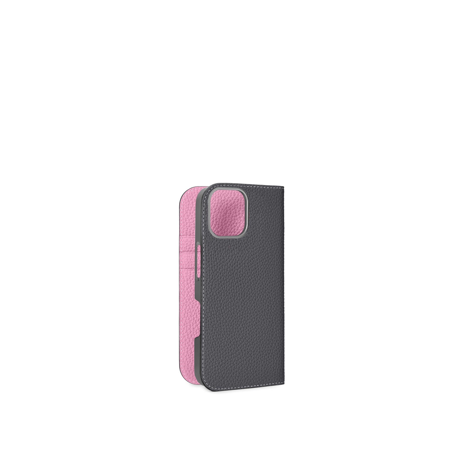 (iPhone 16) ダイアリーケース シュリンクレザー