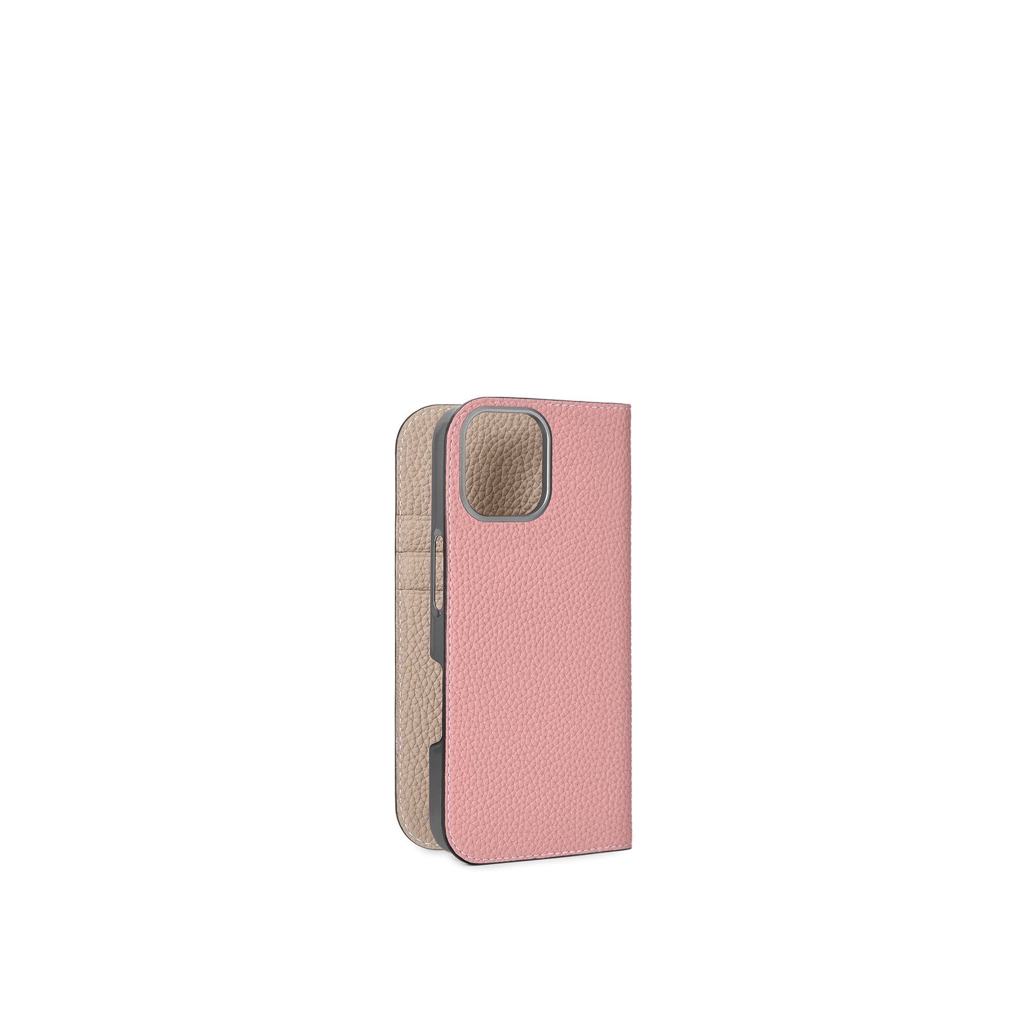 (iPhone 17) Diary Case Shrink Leather