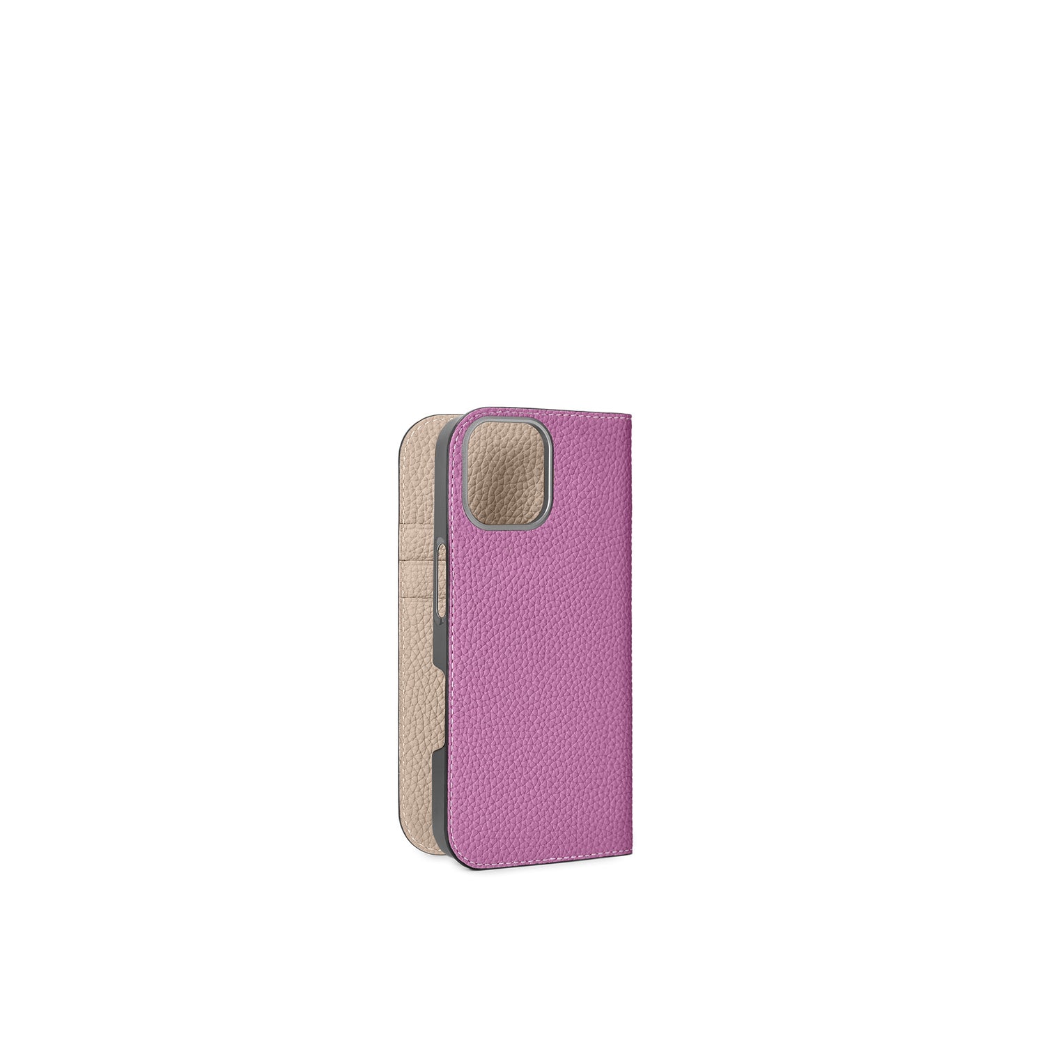 (iPhone 16) Diary Case Shrink Leather
