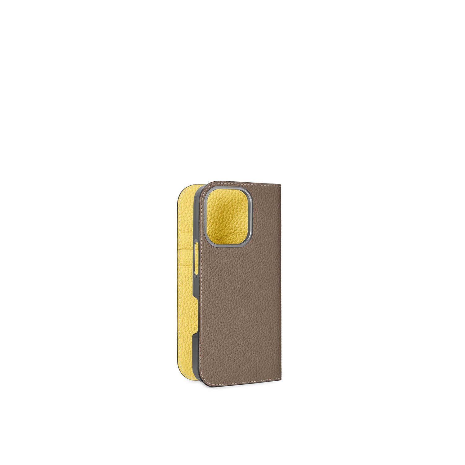 (iPhone 16 Pro) ダイアリーケース シュリンクレザー