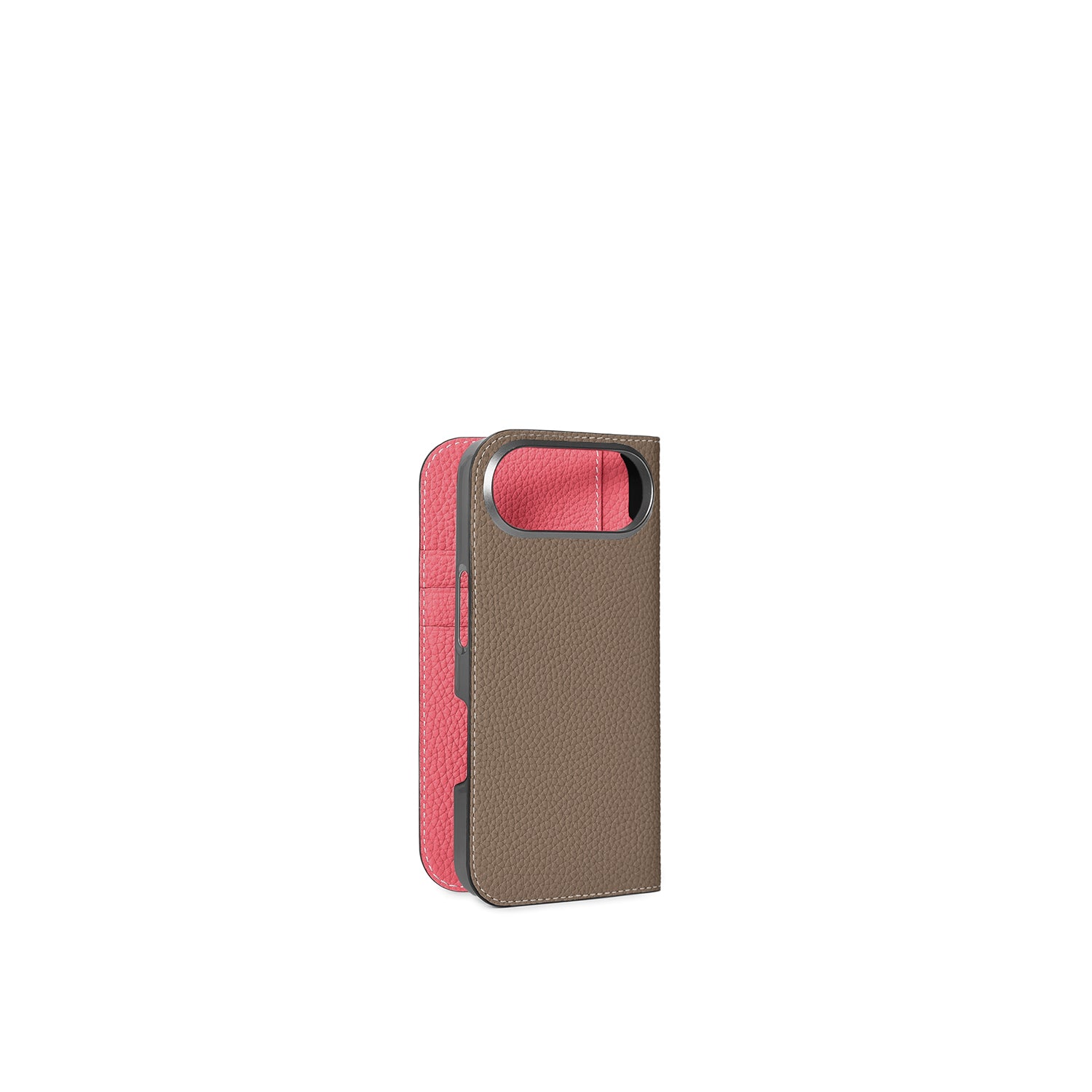 (iPhone Air) Diary Case Shrink Leather
