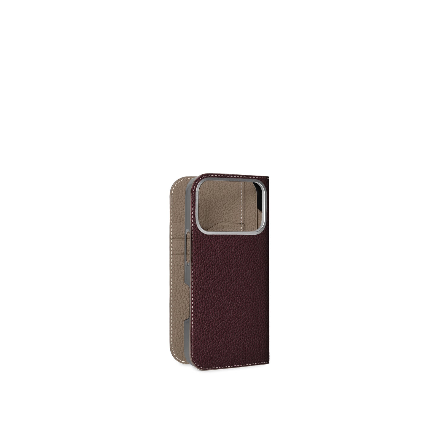 iPhone 18 Pro) ダイアリーケース シュリンクレザー – BONAVENTURA