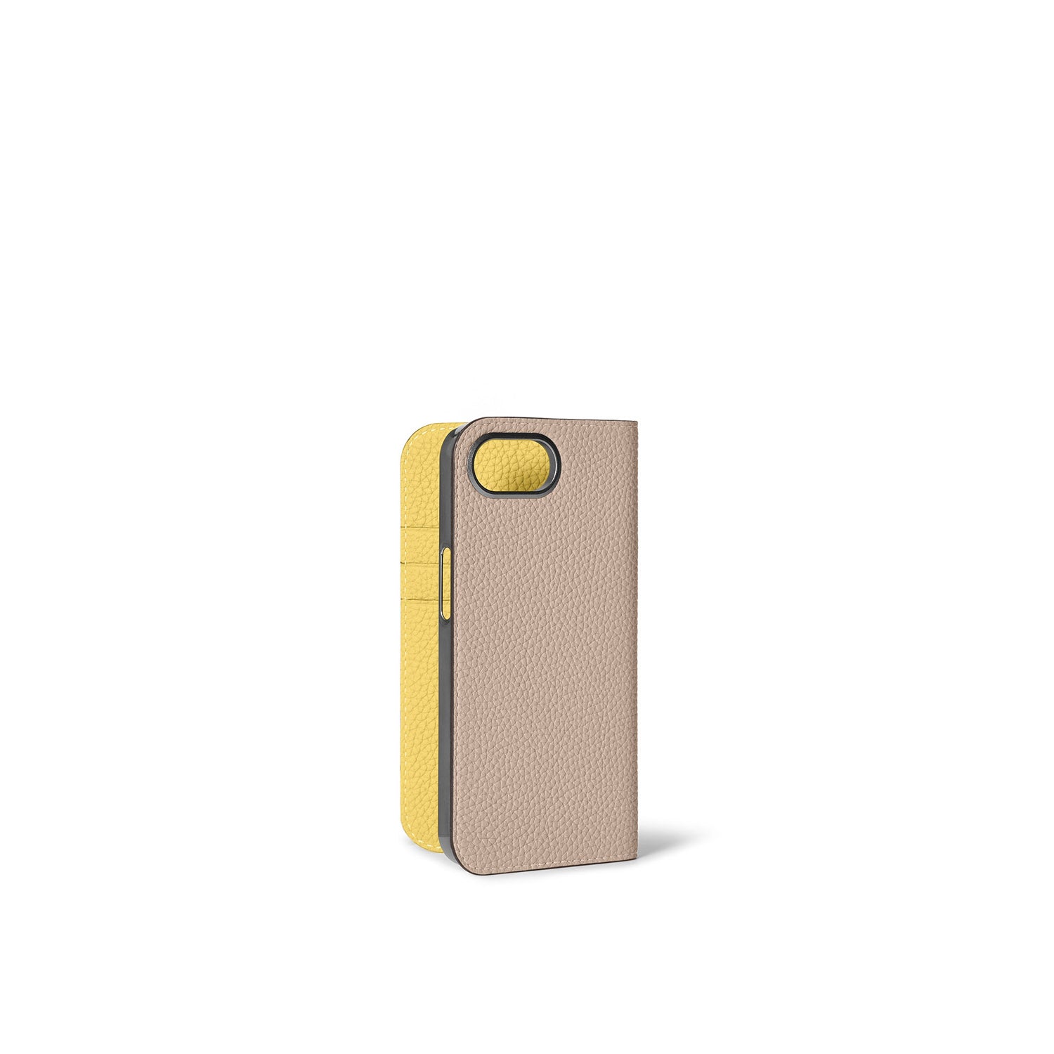 (iPhone 16e) Diary Case Shrink Leather