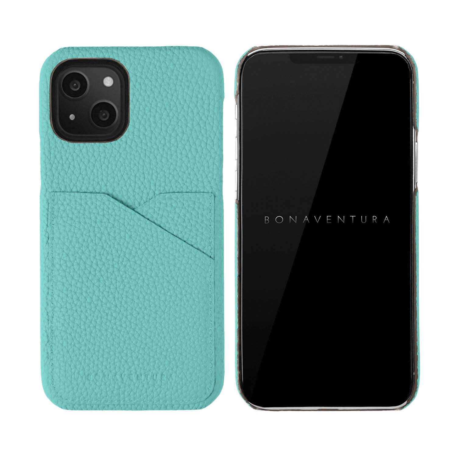 (iPhone 13) Back Cover Case Shrink Leather