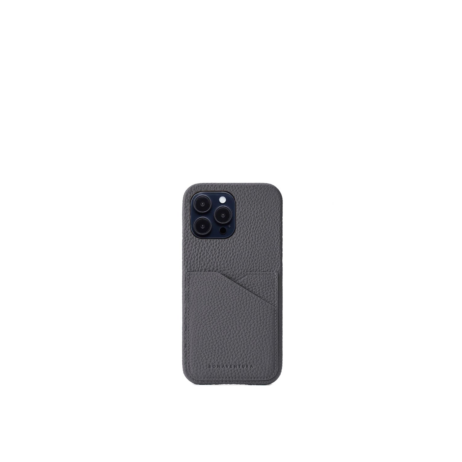(iPhone 14 Pro Max) Back Cover Case Shrink Leather