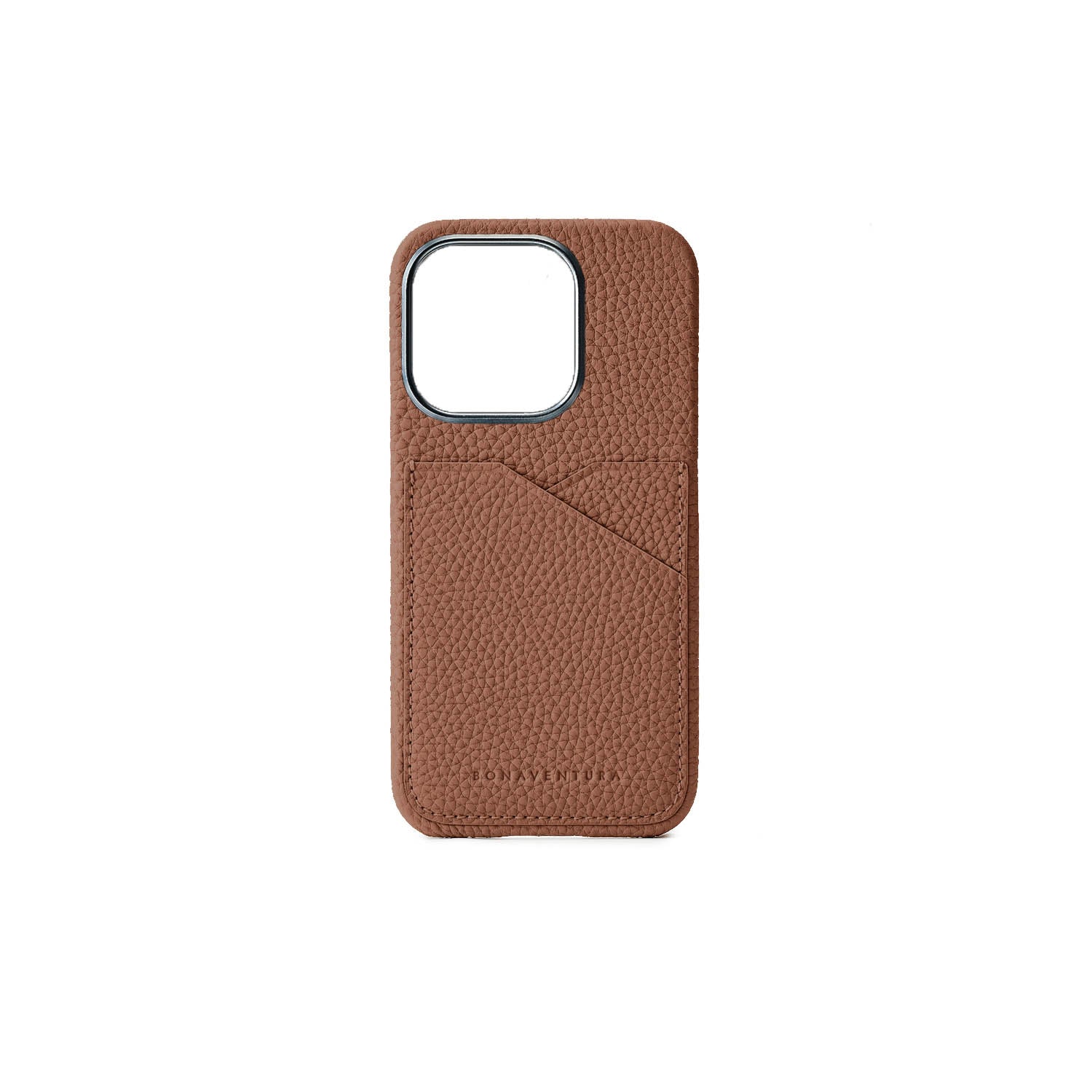 (iPhone 15 Pro) Back Cover Case Shrink Leather