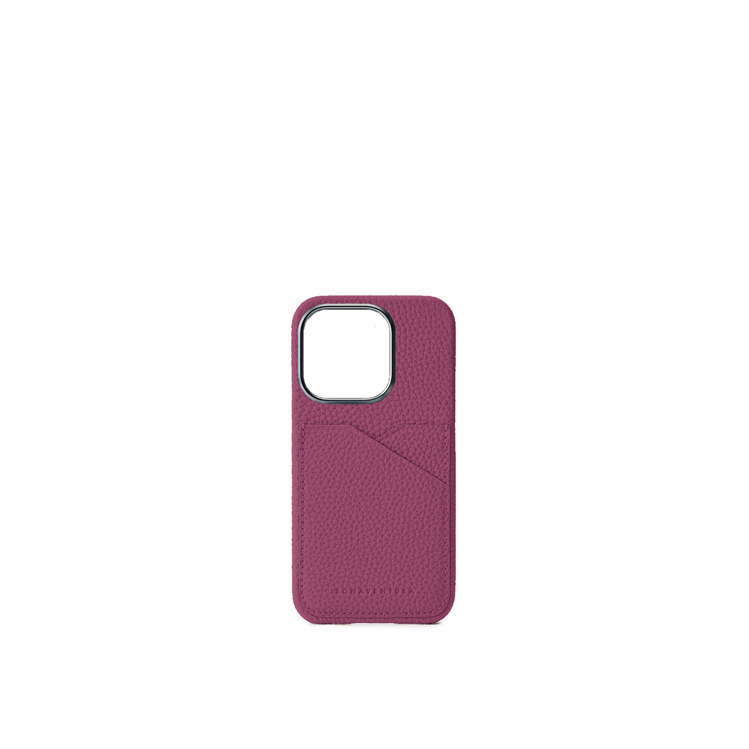 (iPhone 15 Pro) Back Cover Case Shrink Leather