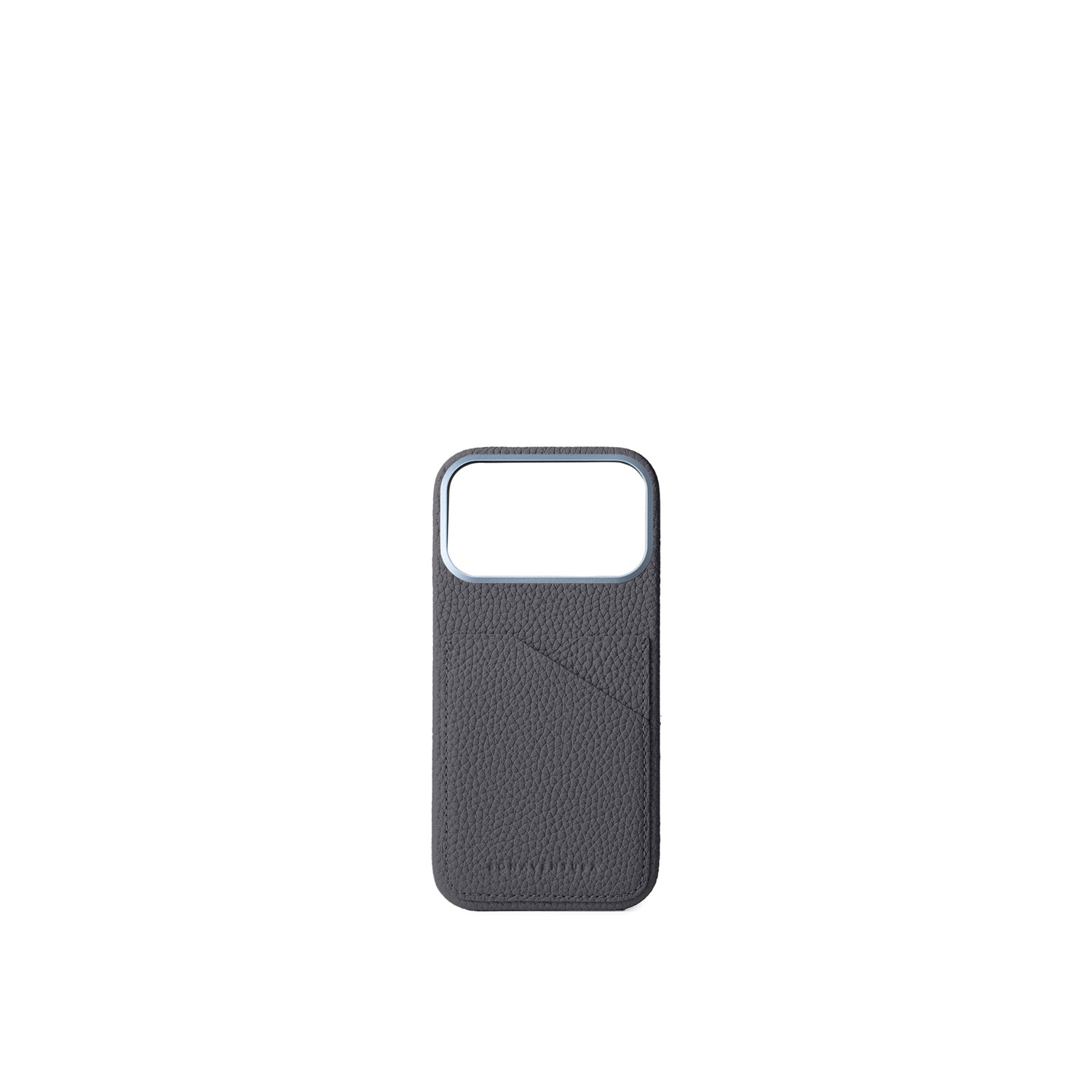 (iPhone 17 Pro Max) Back Cover Case Shrink Leather