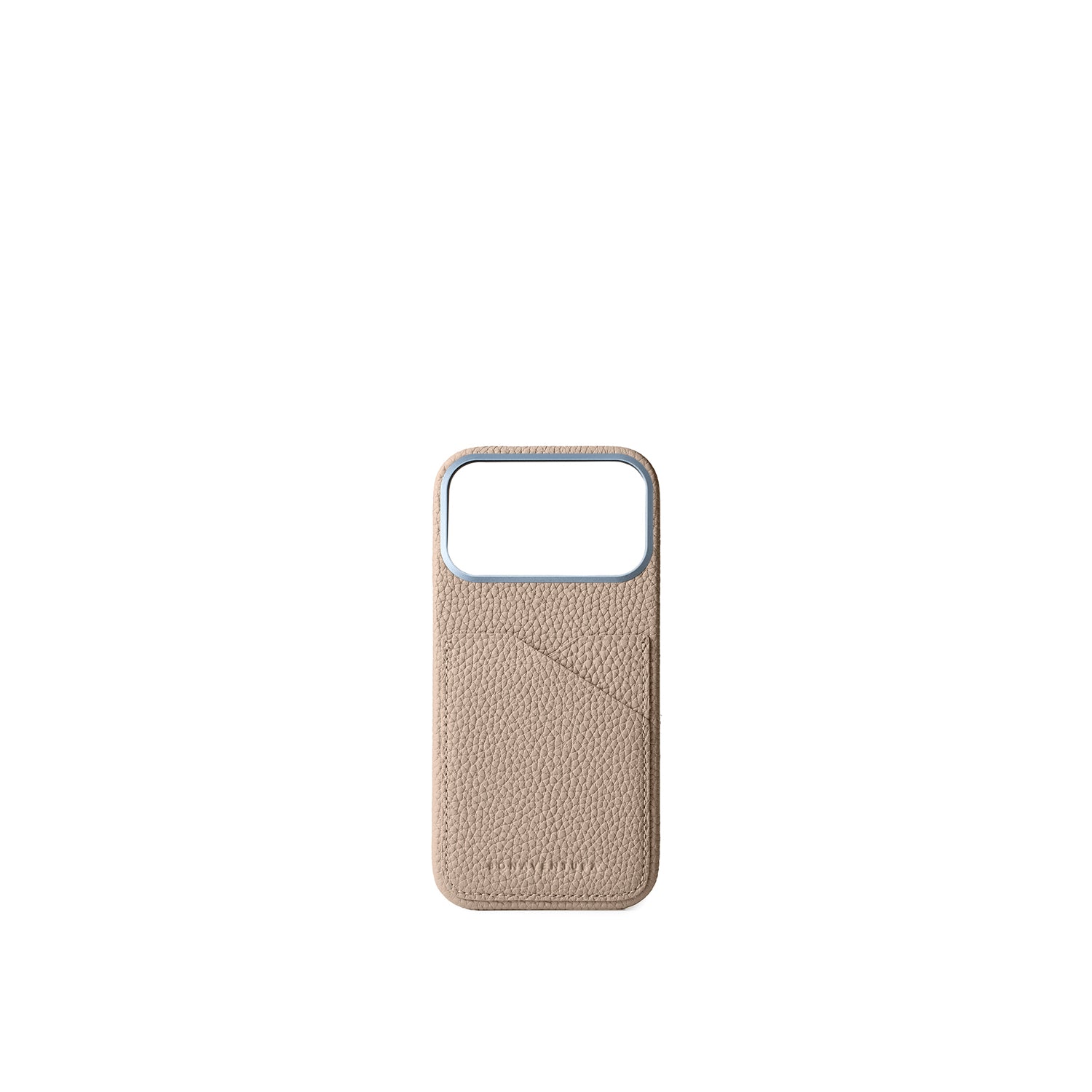 (iPhone 17 Pro Max) Back Cover Case Shrink Leather